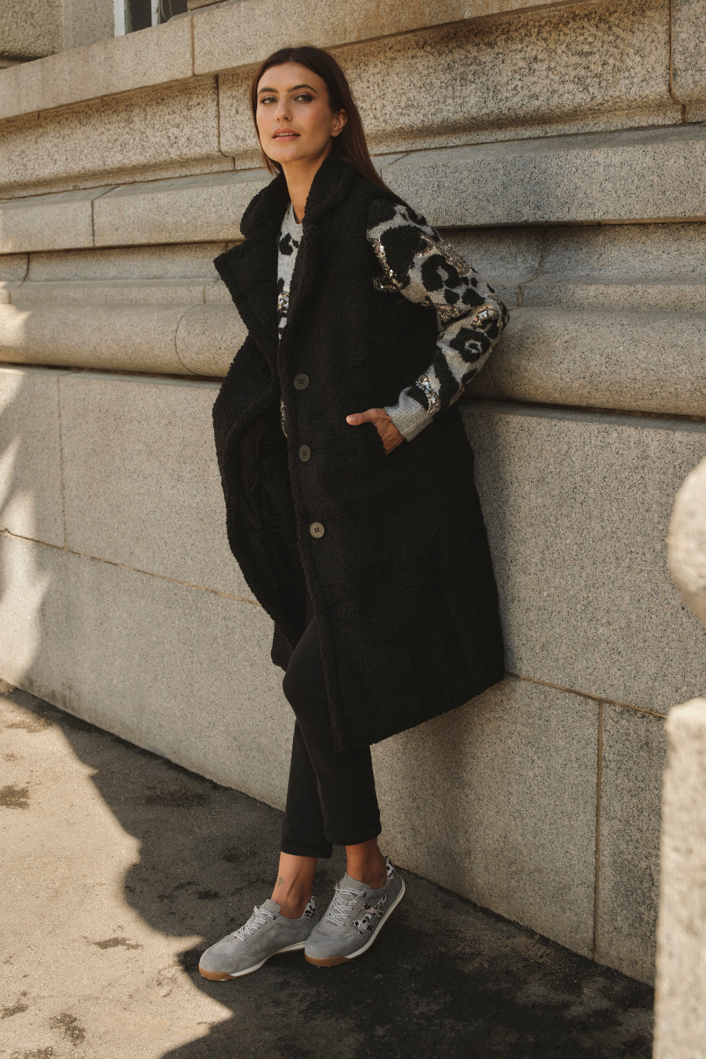 Black Teddy Gilet