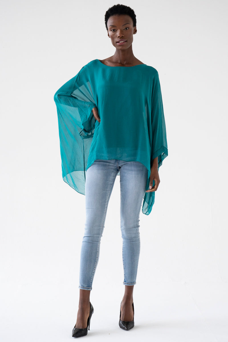 Silk Poncho