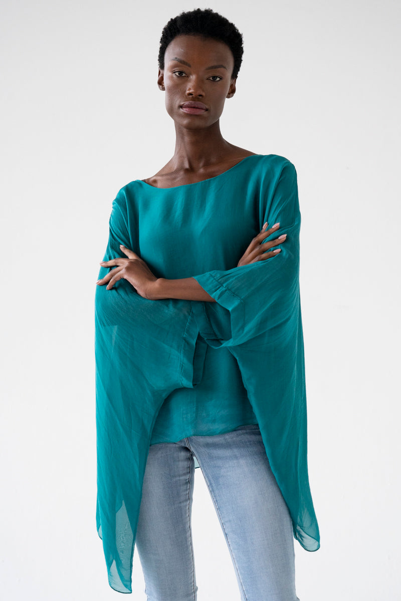 Silk Poncho