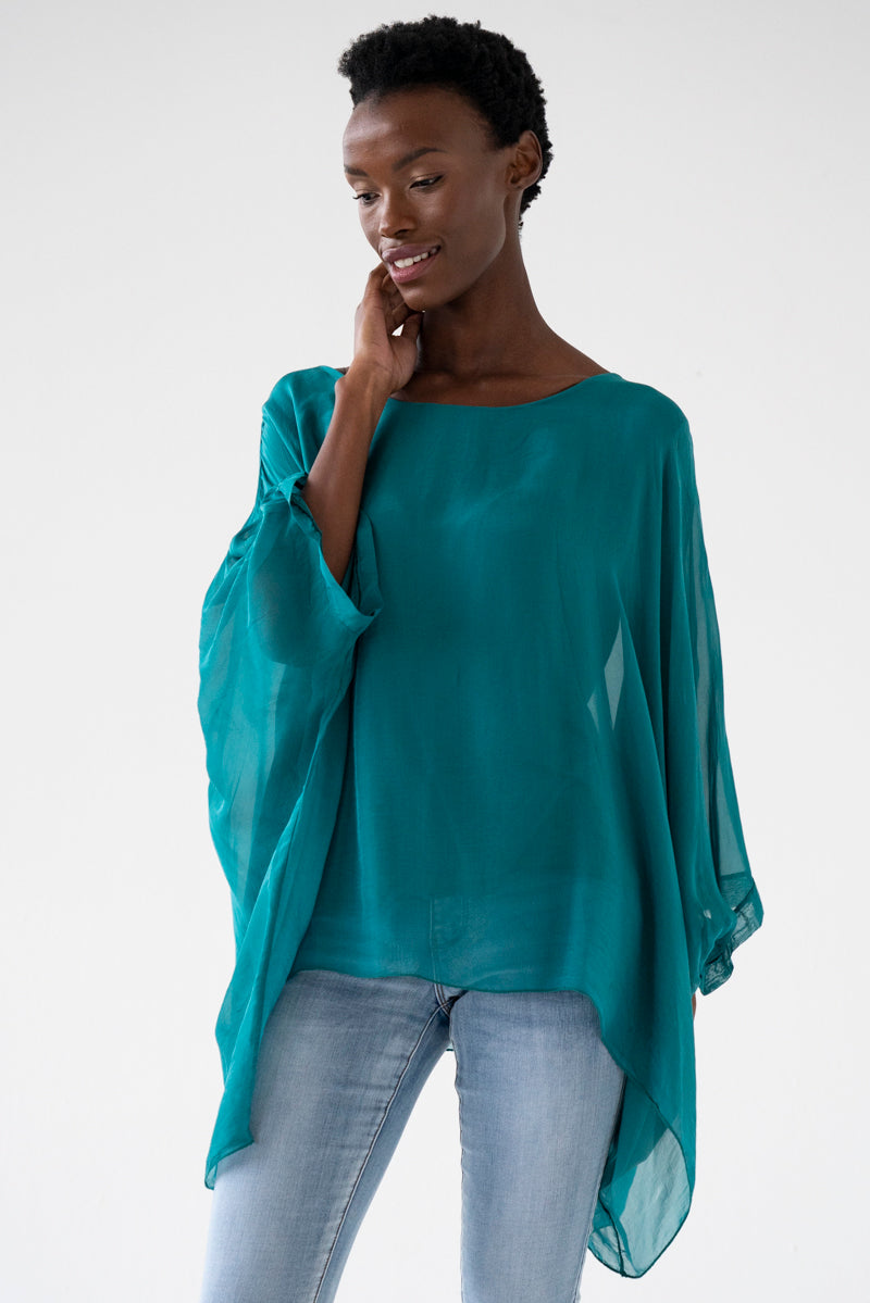 Silk Poncho