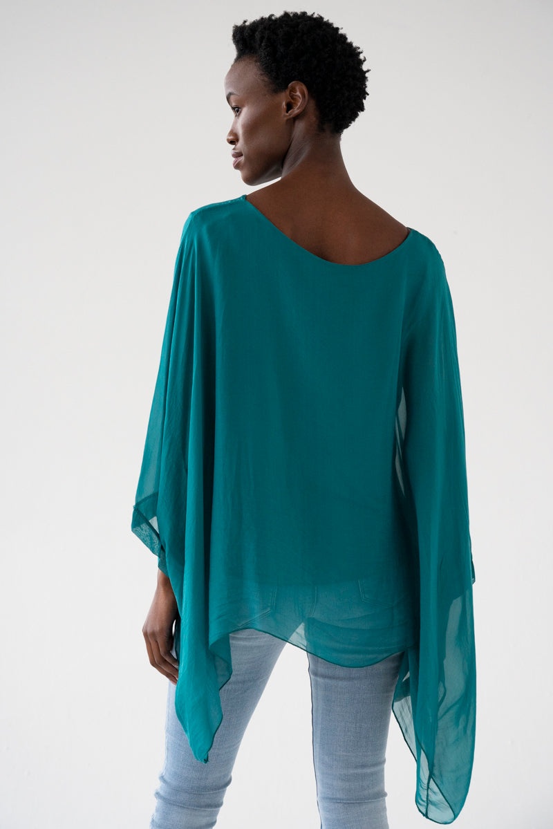 Silk Poncho