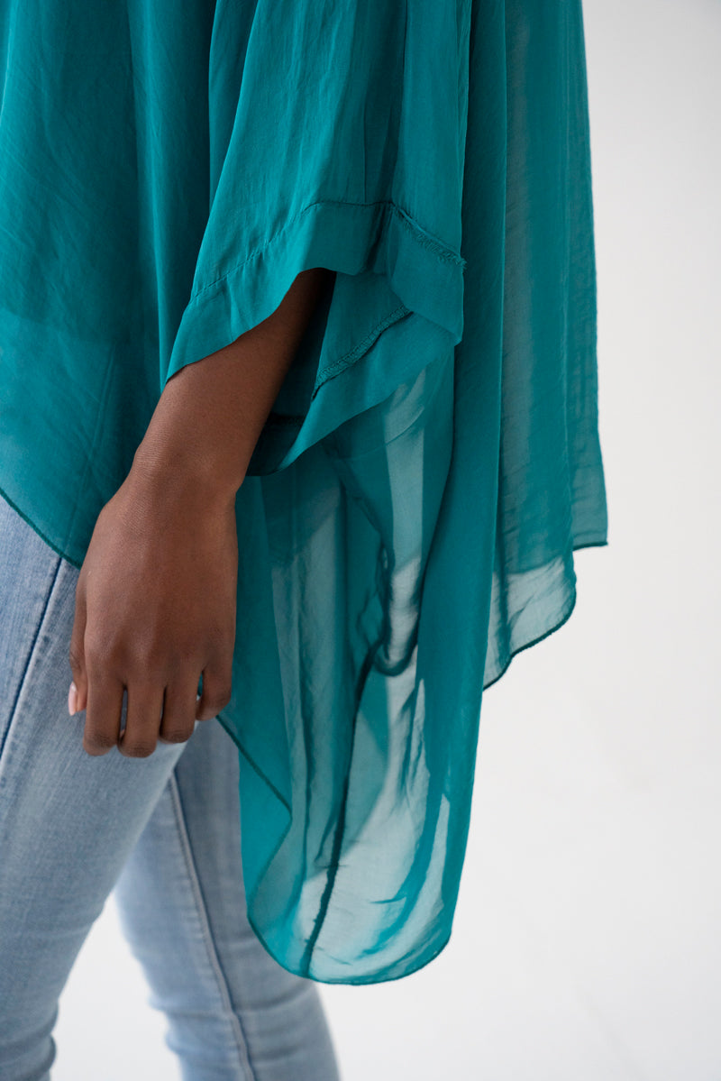 Silk Poncho