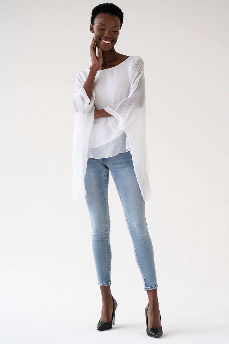 Silk Poncho