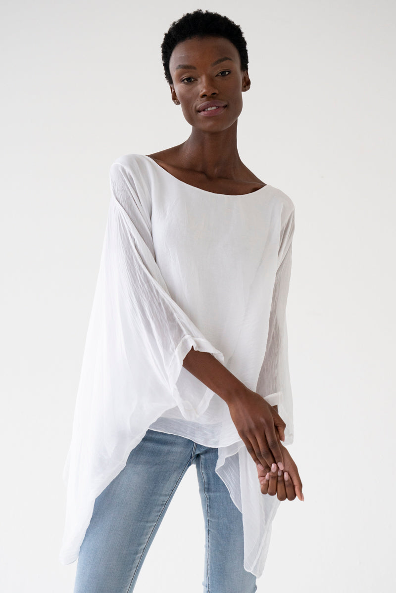 Silk Poncho