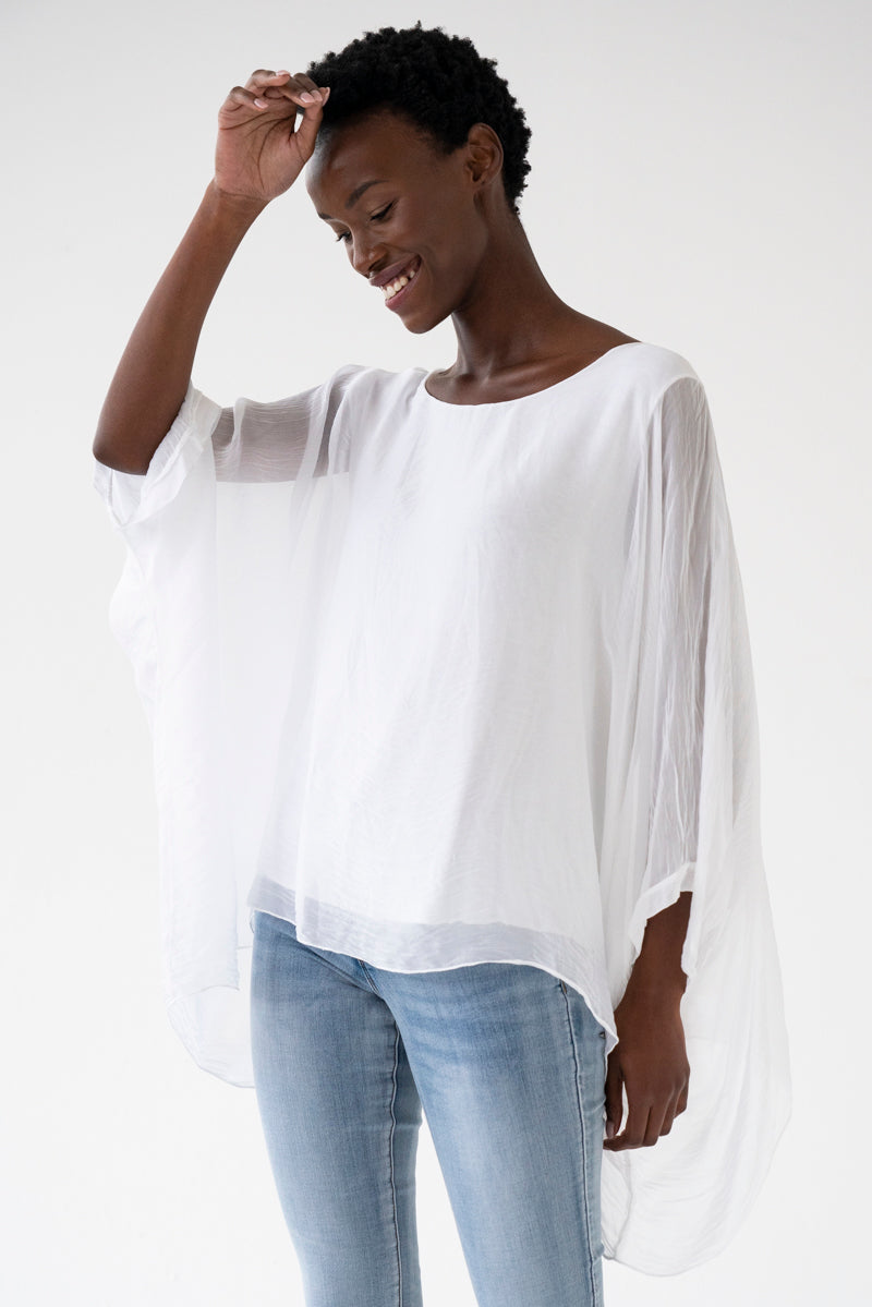 Silk Poncho