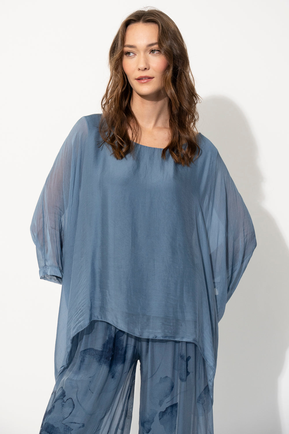 Silk Poncho