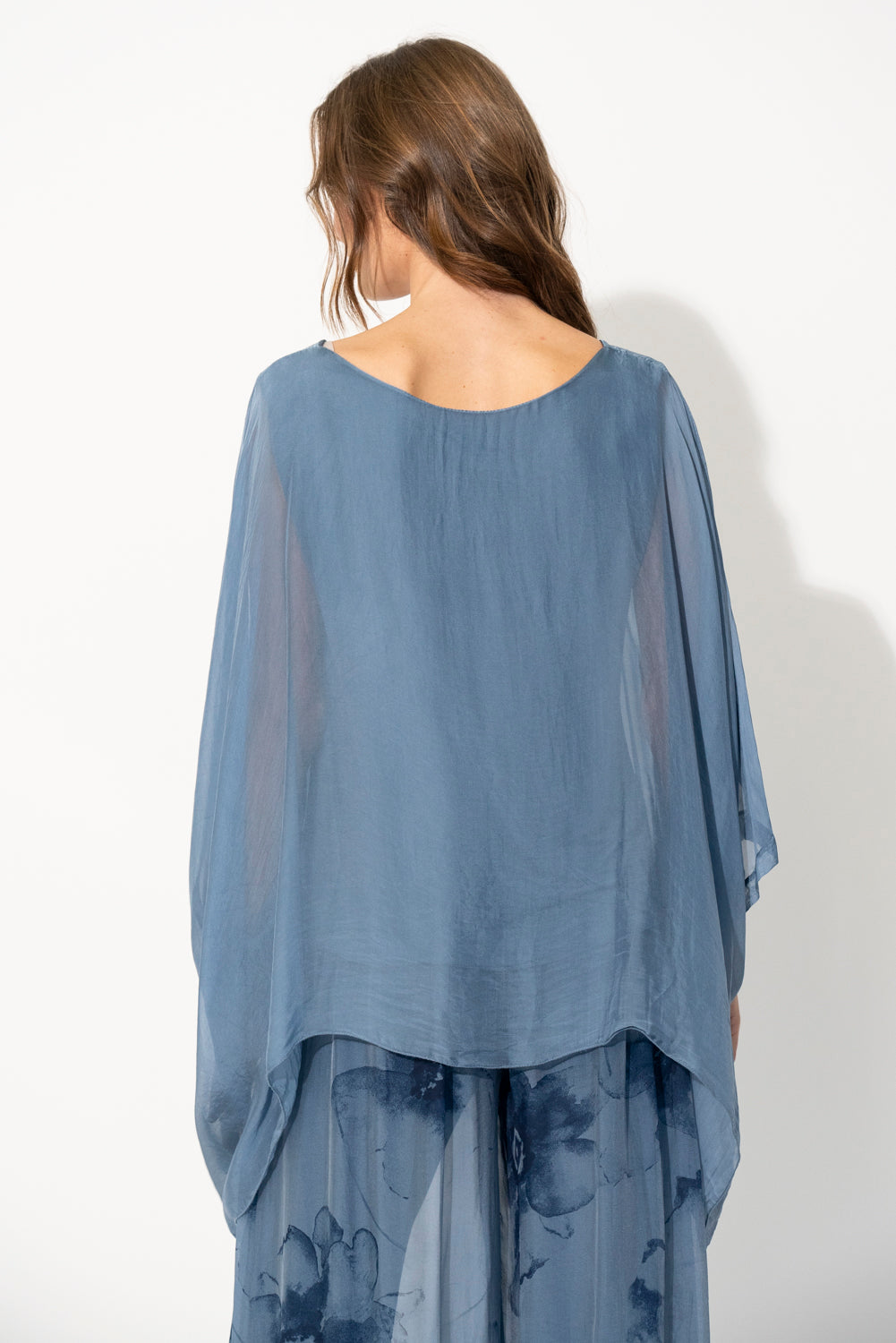 Silk Poncho