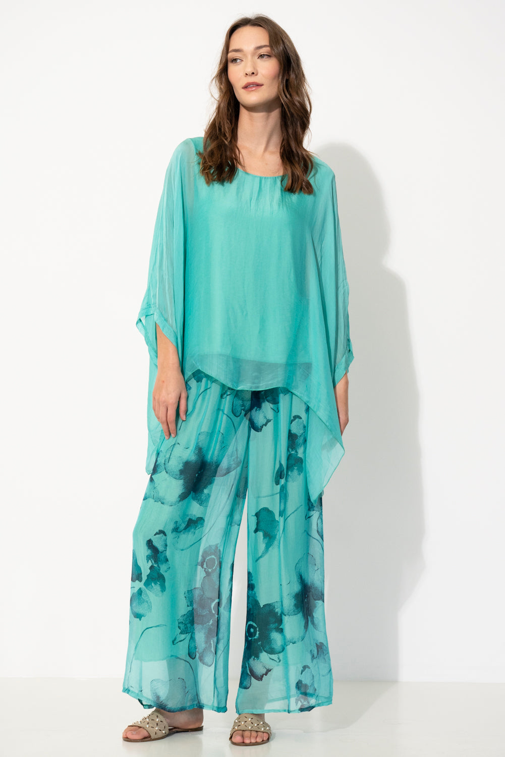 Silk Poncho