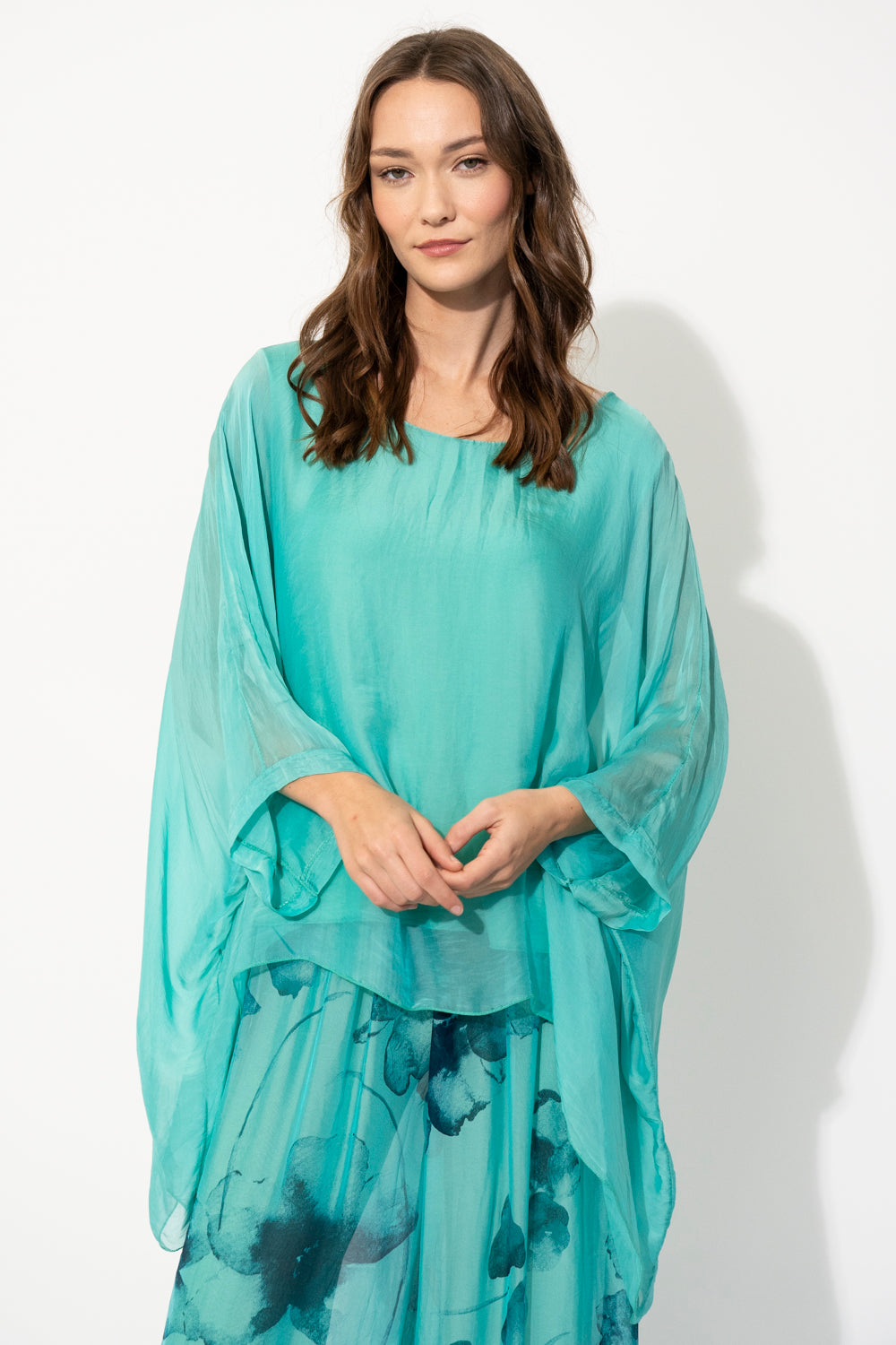 Silk Poncho