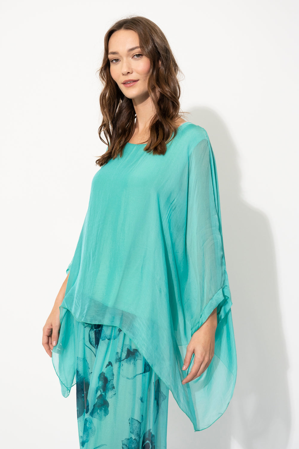 Silk Poncho