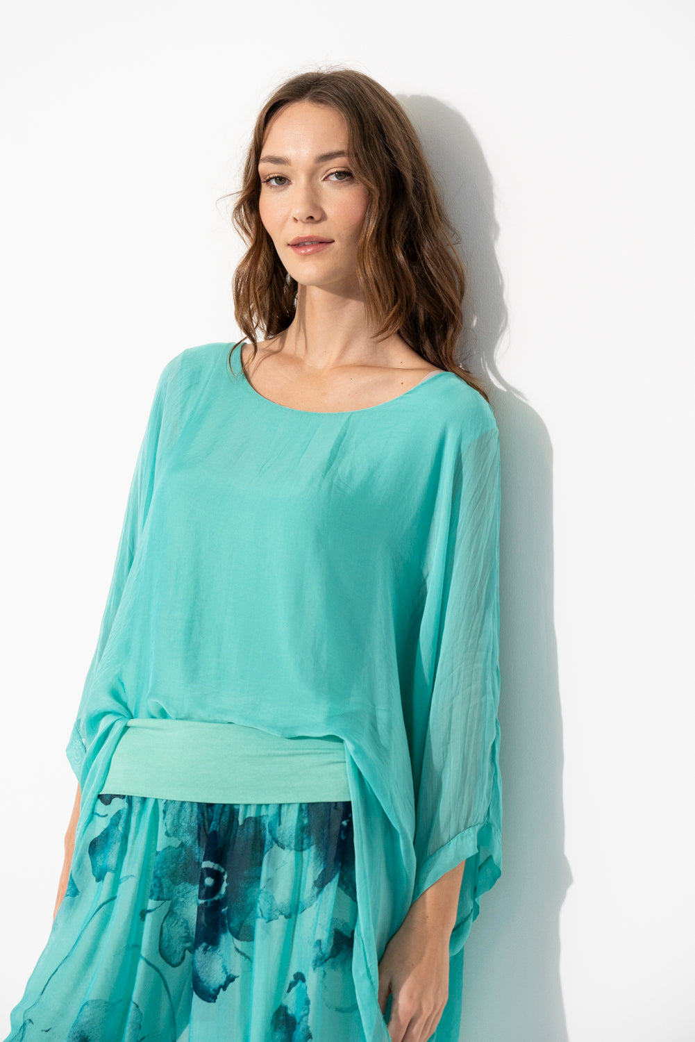 Silk Poncho