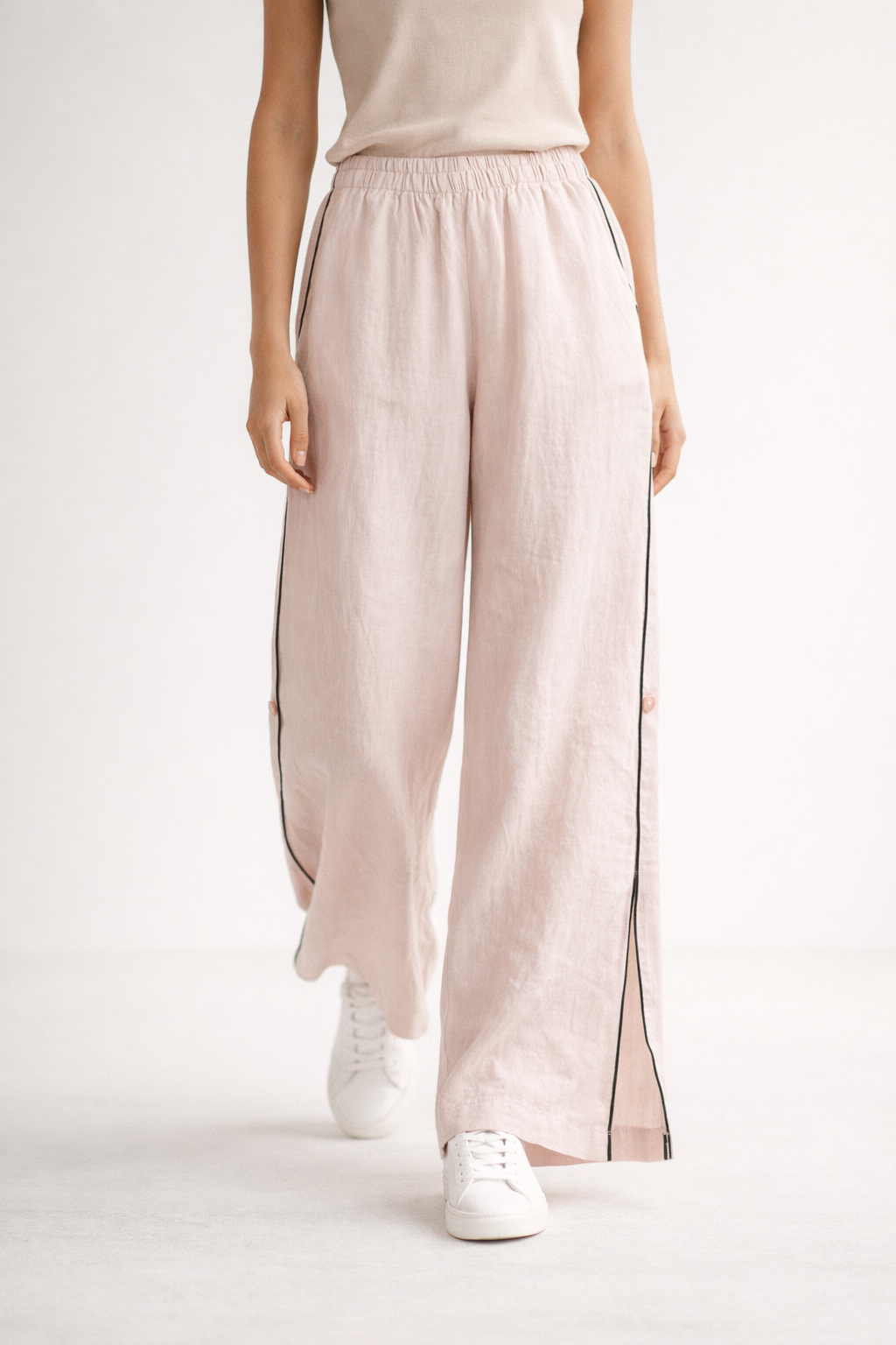 Blush Linen Stella Pant