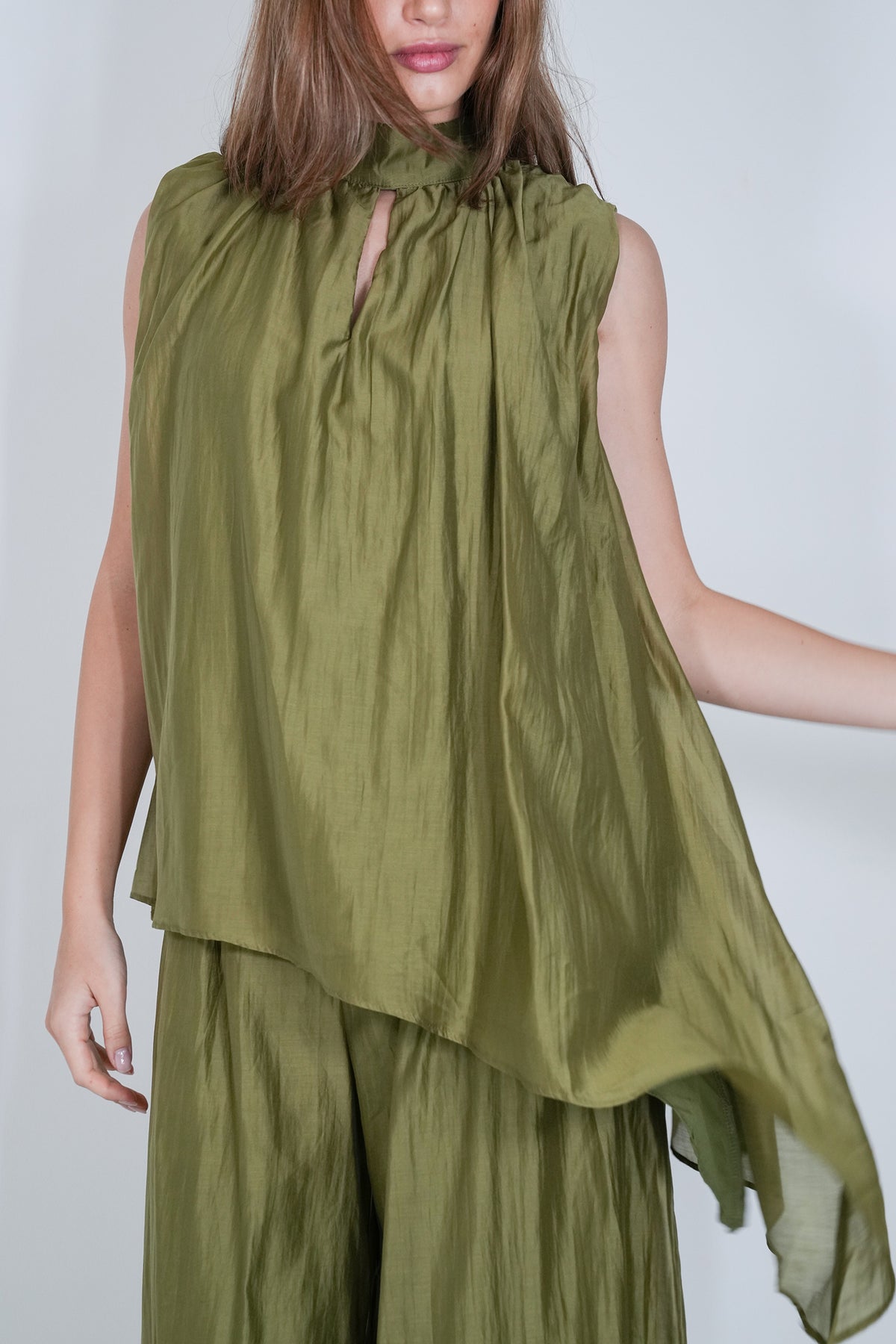 Chartreuse Ariel Blouse