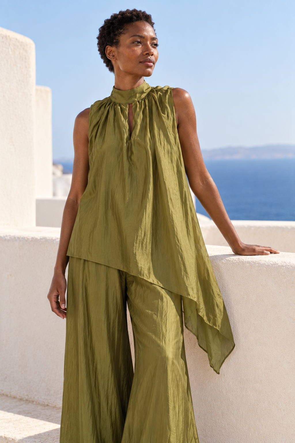 Chartreuse Ariel Blouse