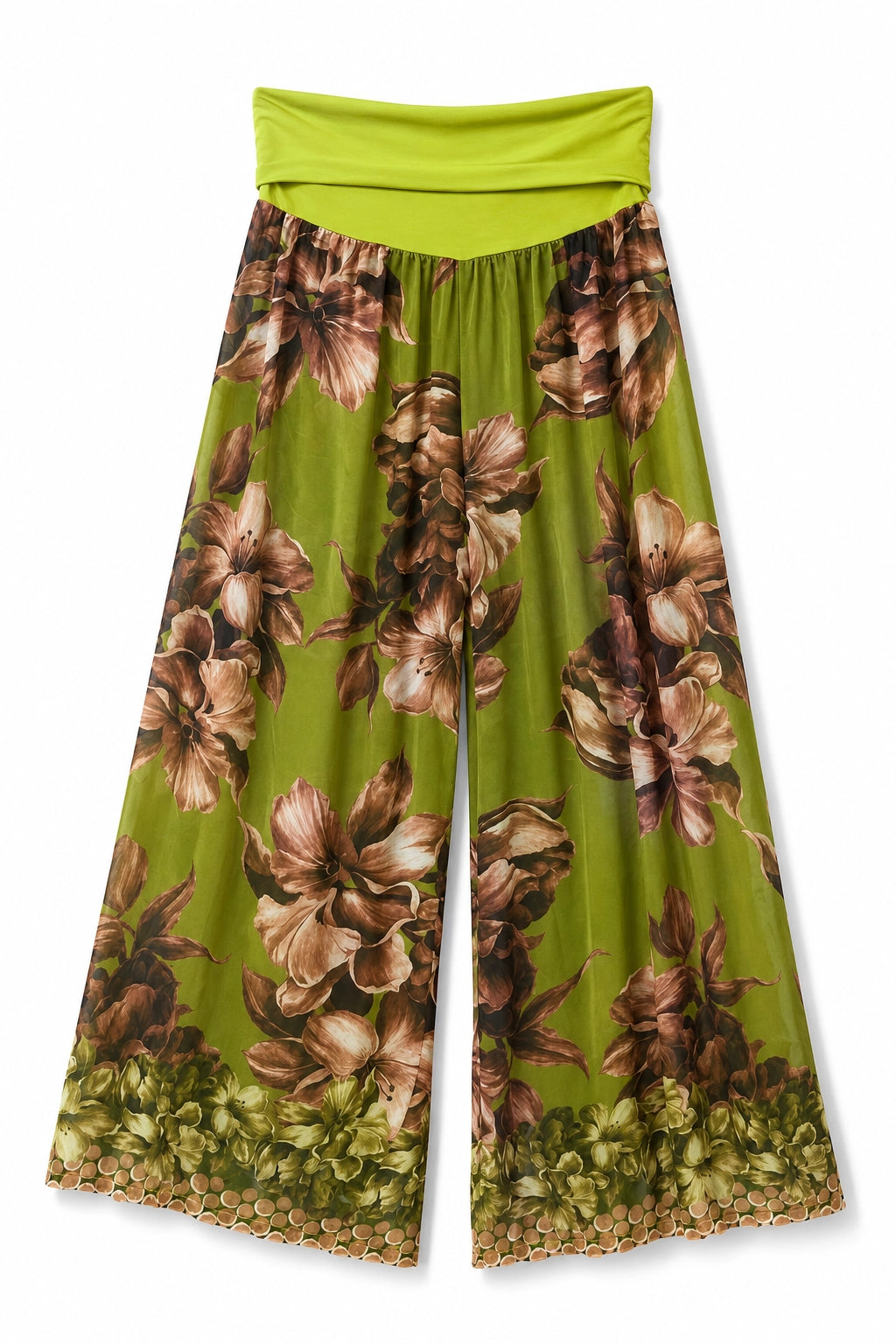 Chartreuse Bella Silk Pant