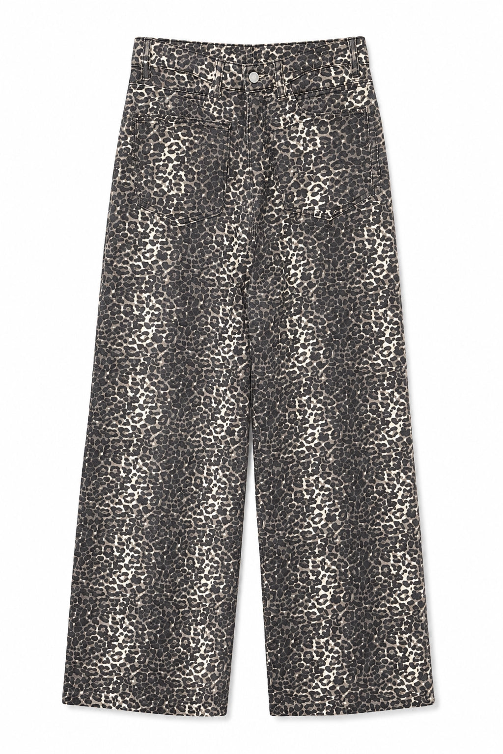 Leopard Wide Leg Jean, leopard print wide leg jean from Something Pretty, alternative view