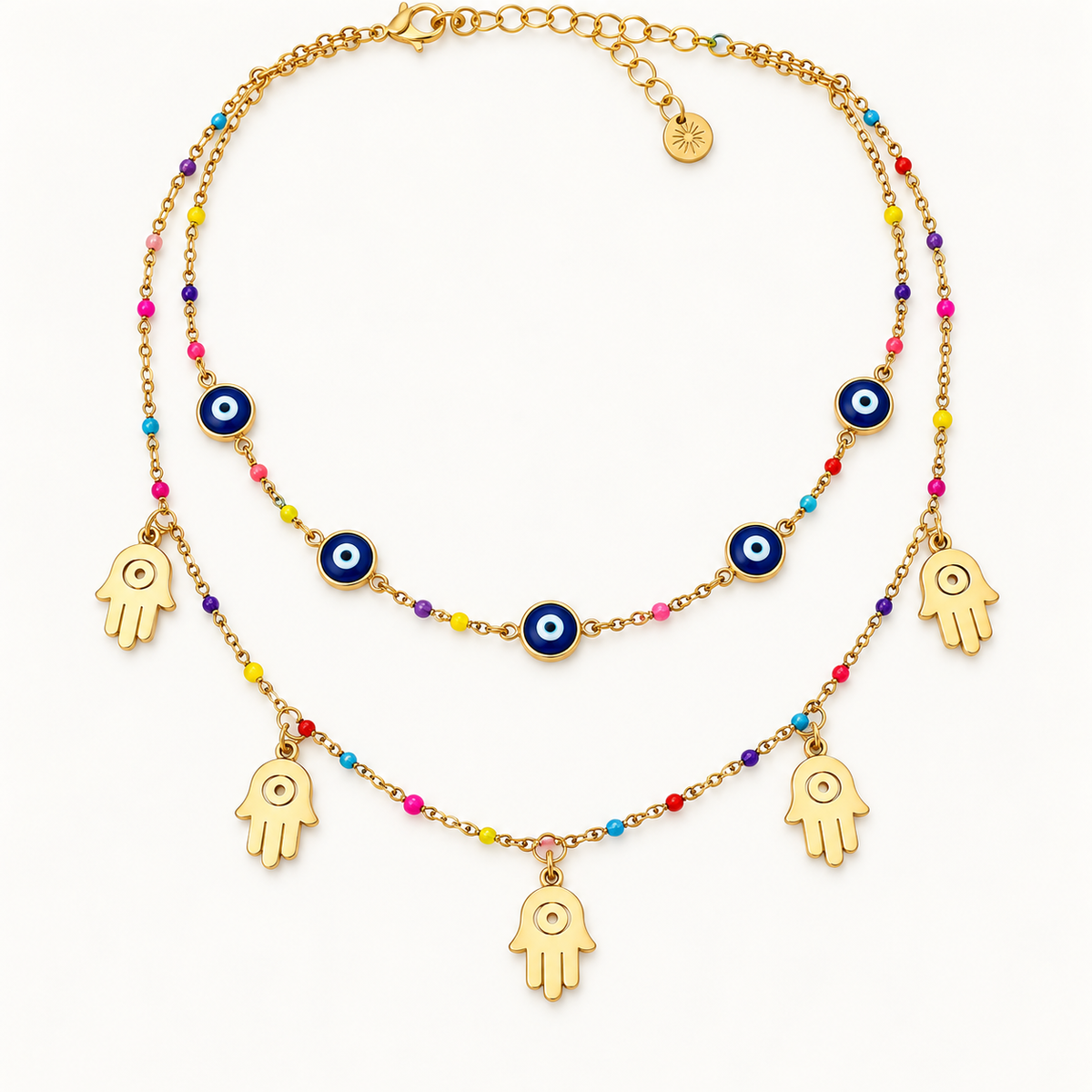 Hamsa Evil-Eye Necklace