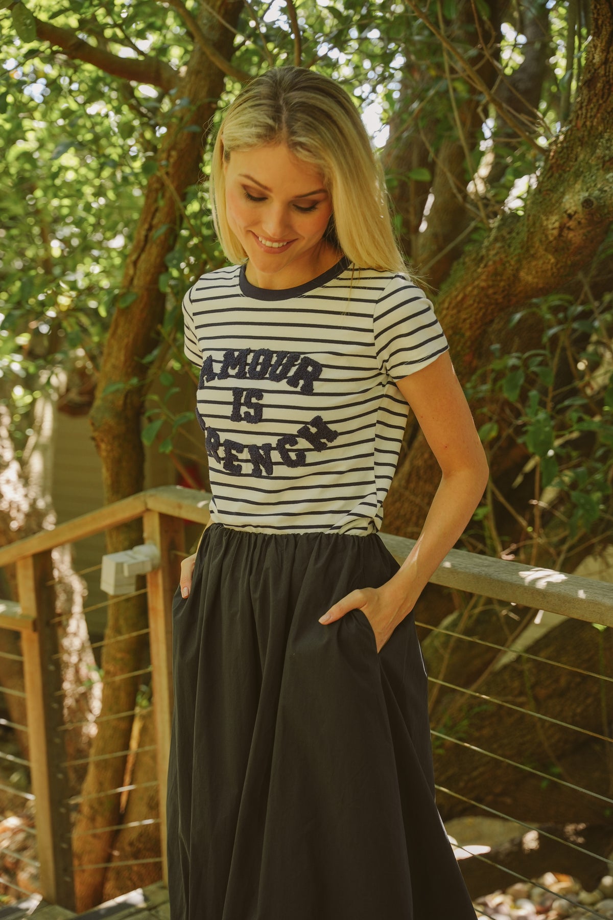 Ink Amour Striped Tee