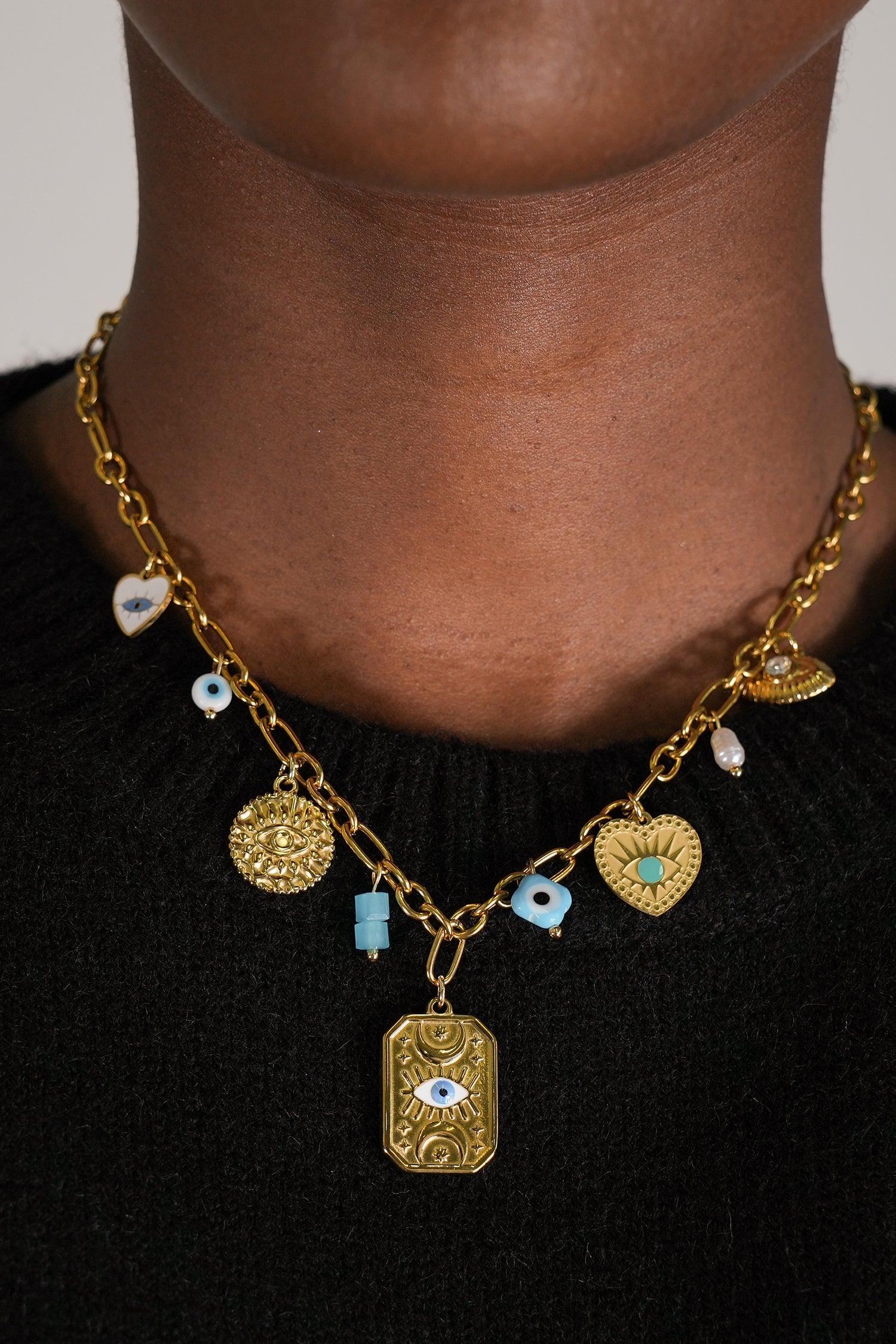 Evil Eye Charm Necklace