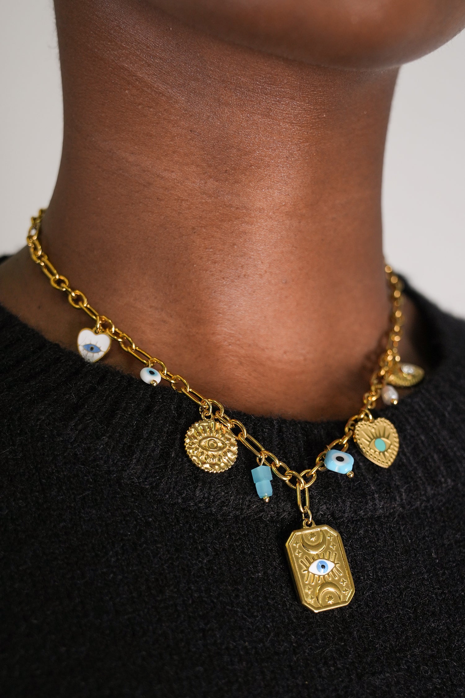 Evil Eye Charm Necklace