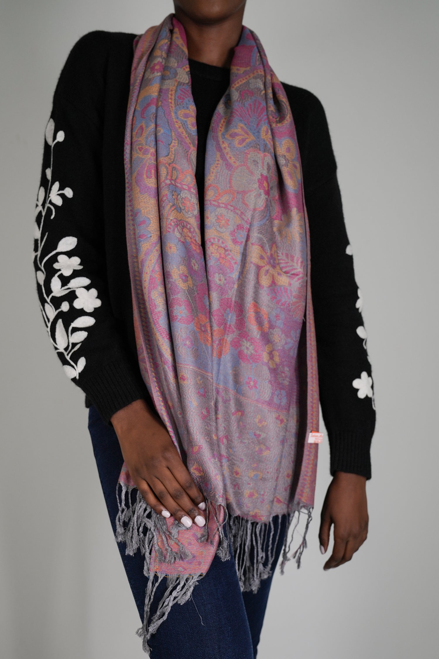 Cerise Azra Scarf