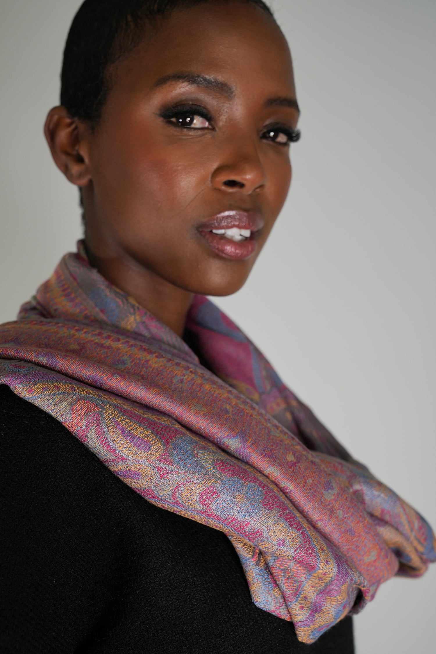 Cerise Azra Scarf