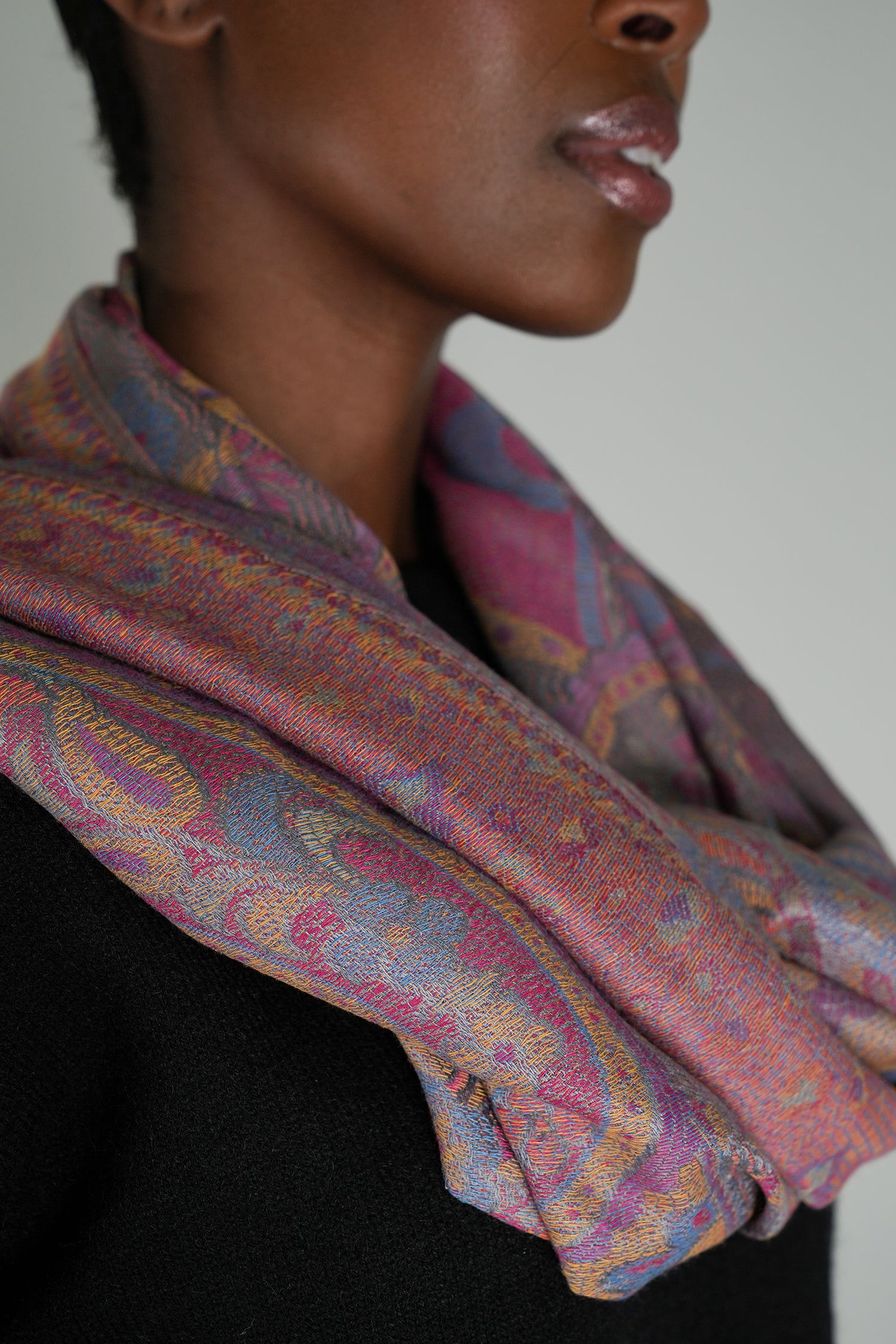 Cerise Azra Scarf