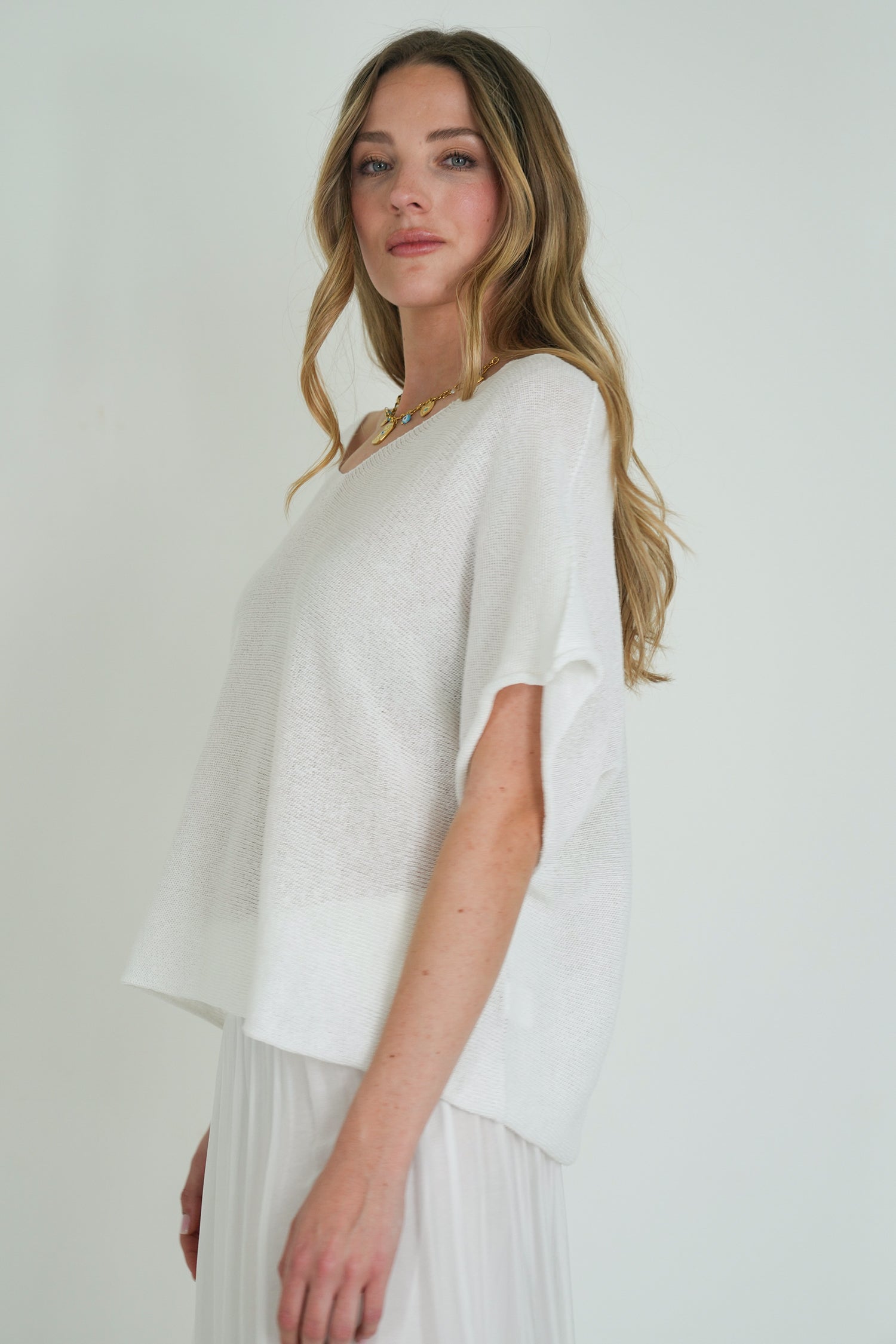 White Basic Knit