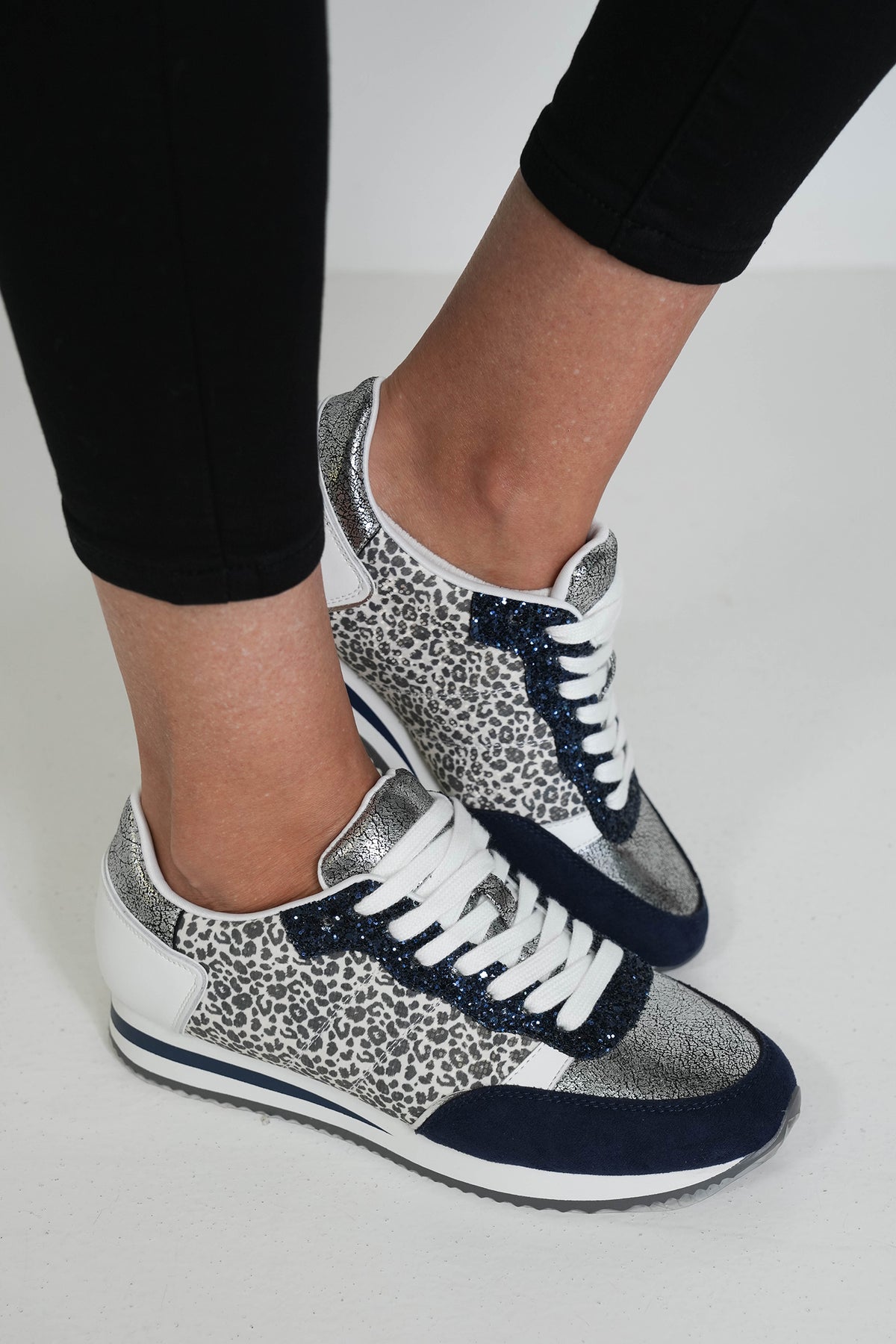 Navy Adrienne Sneaker