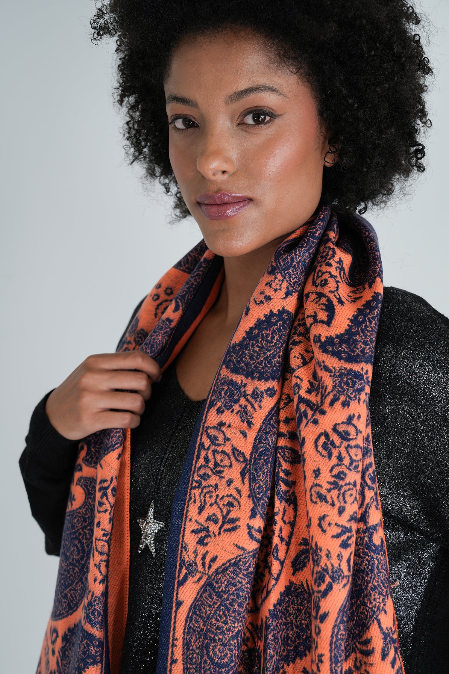 Orange Shakira Scarf