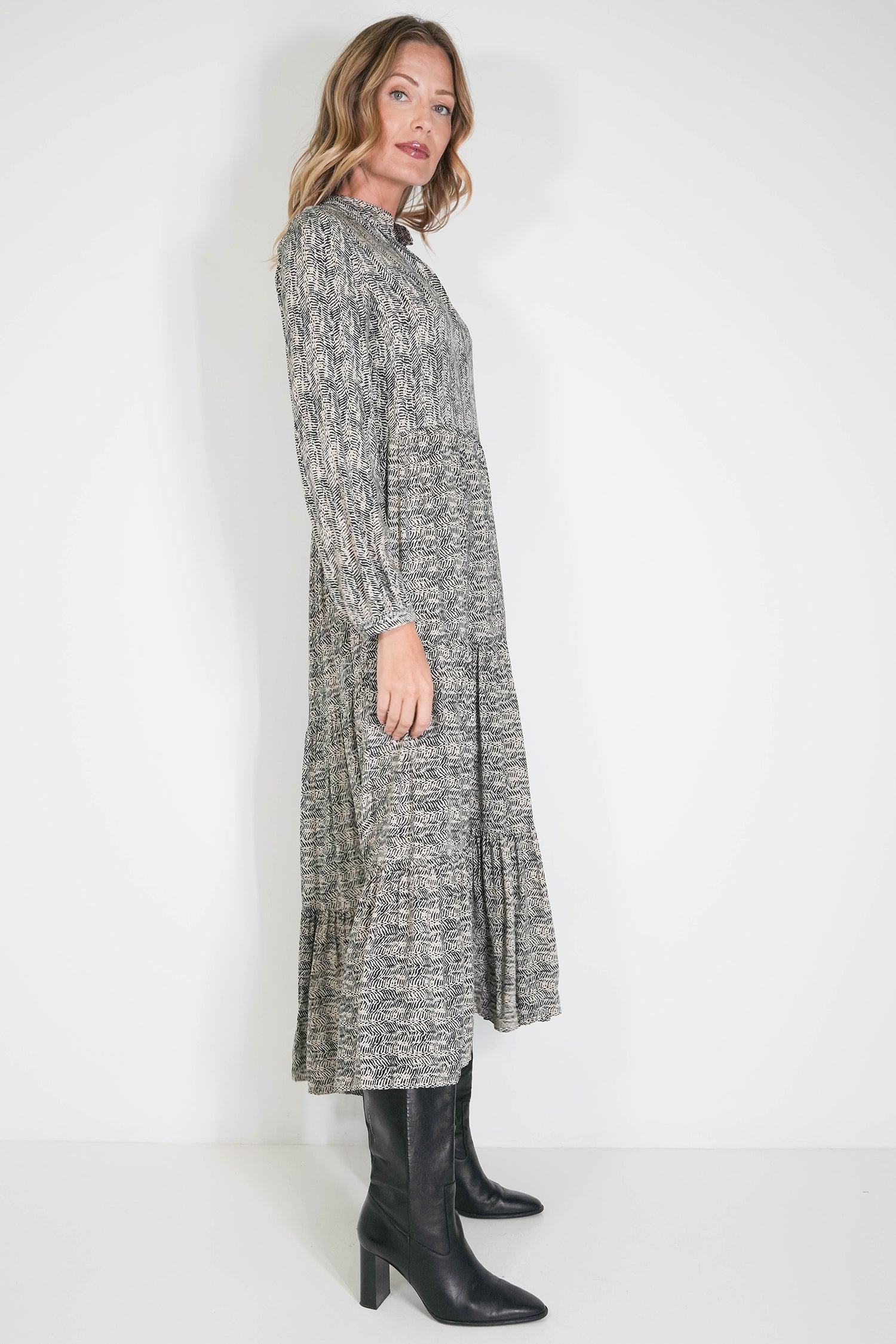 Black Nerina Maxi Dress