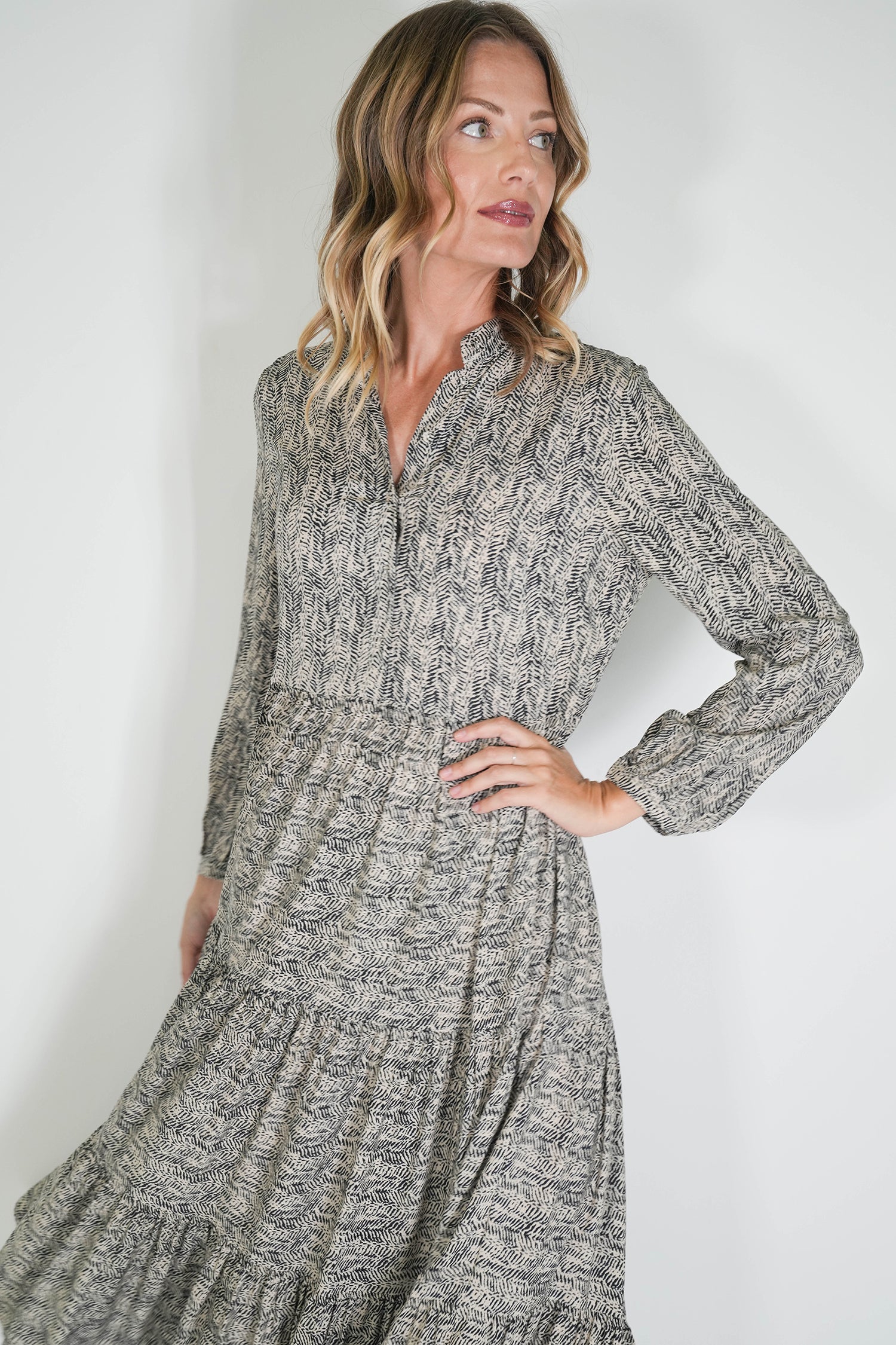 Black Nerina Maxi Dress