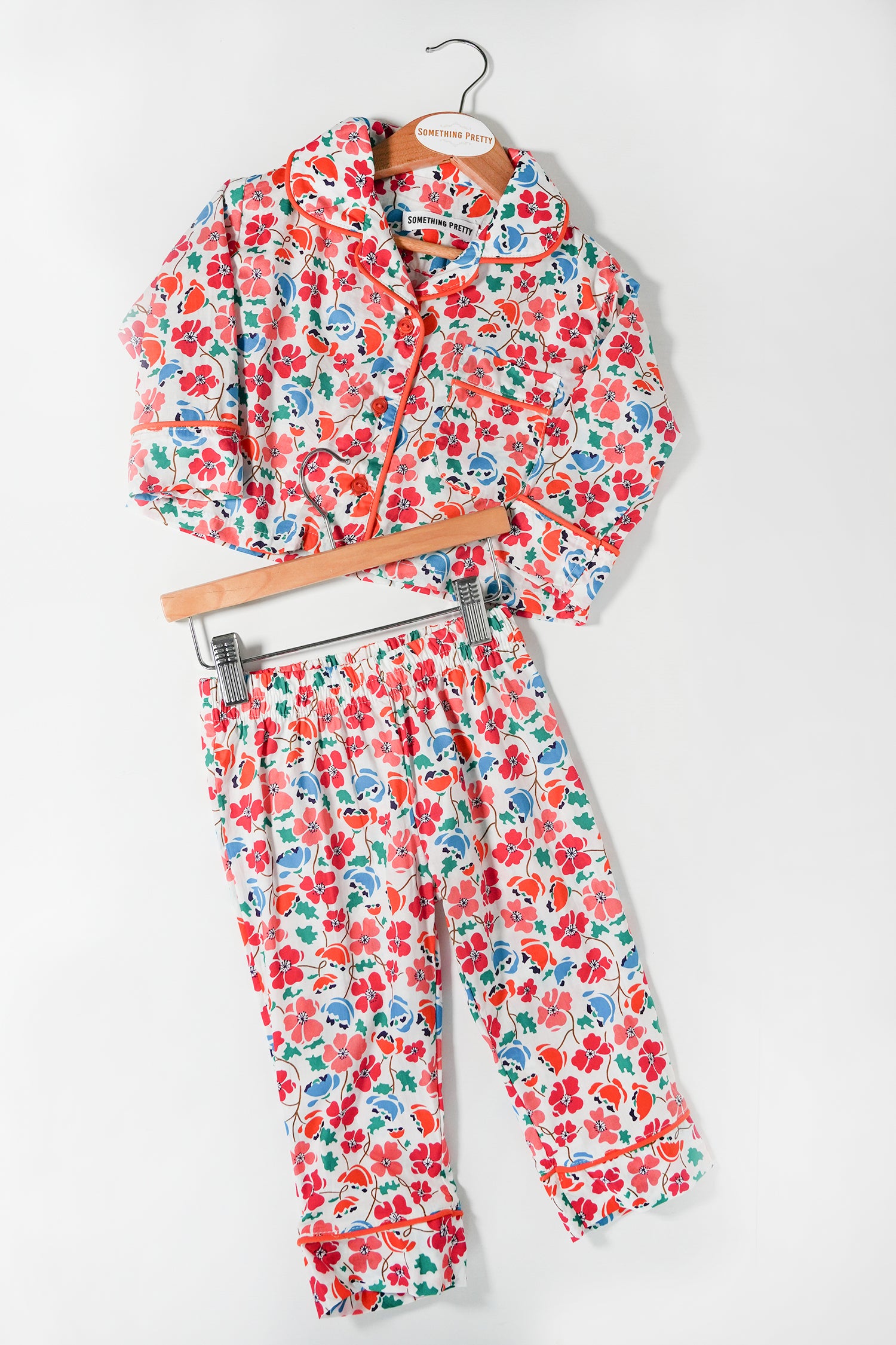 Orange Liberty Girls Pajamas