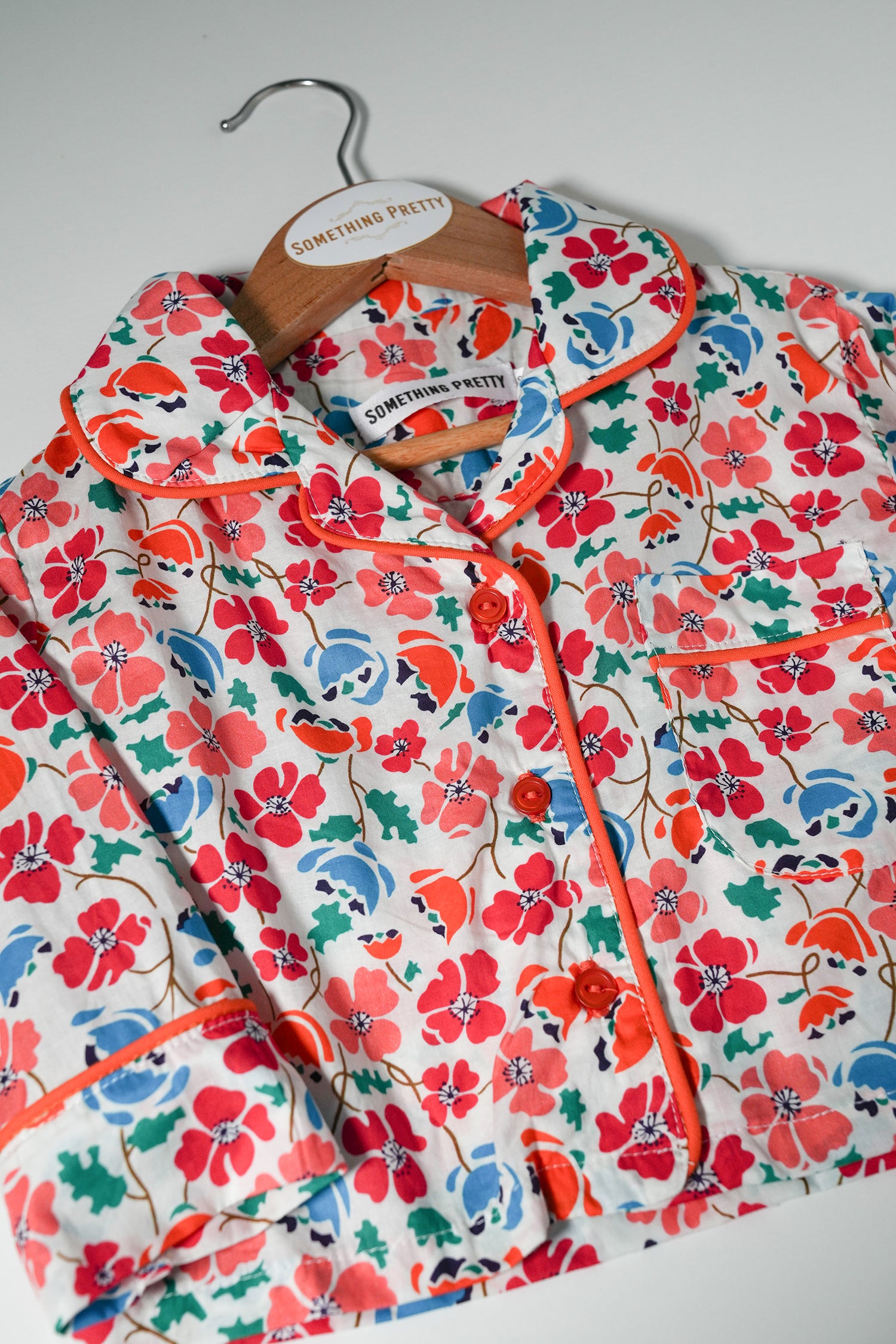 Orange Liberty Girls Pajamas