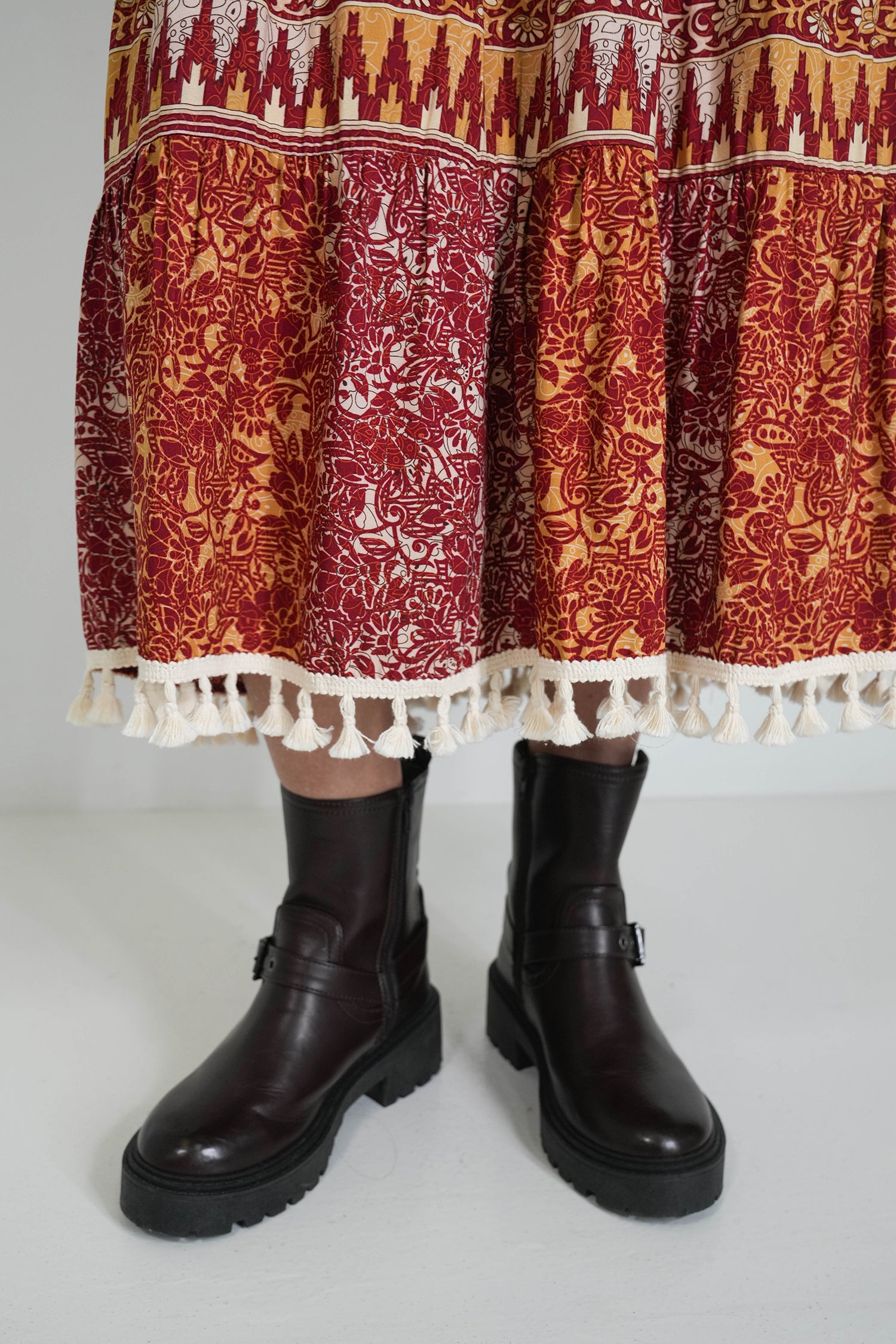 Burgundy Heather Dress