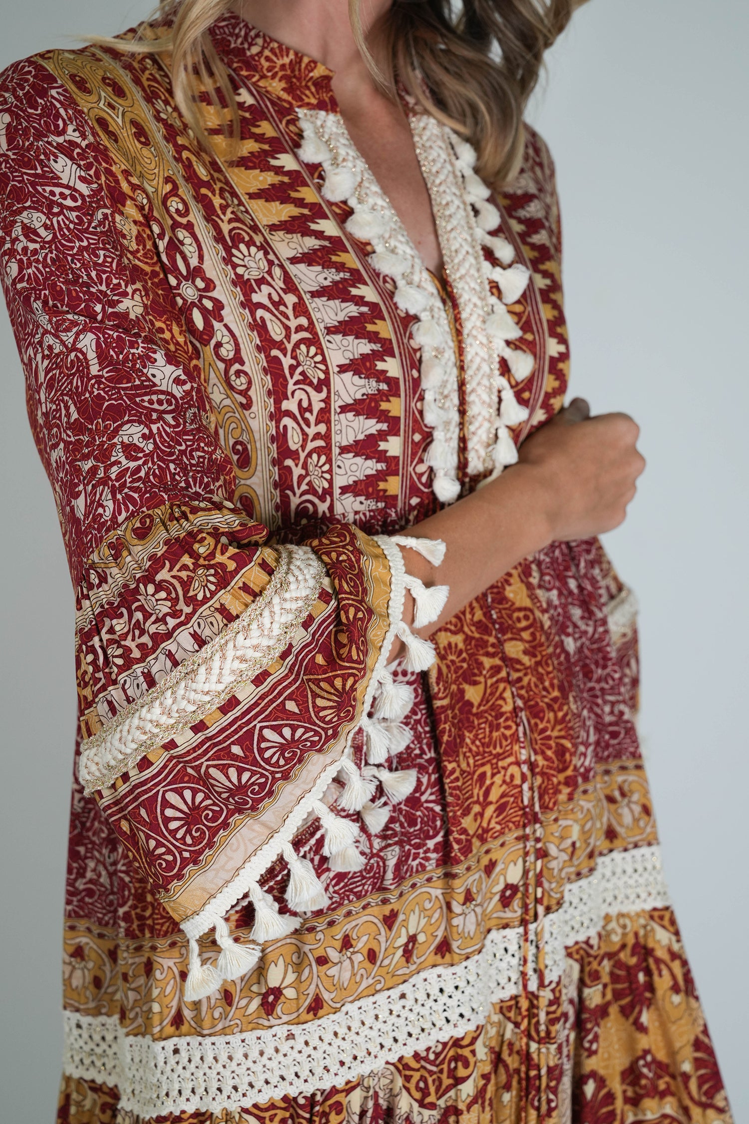 Burgundy Heather Dress