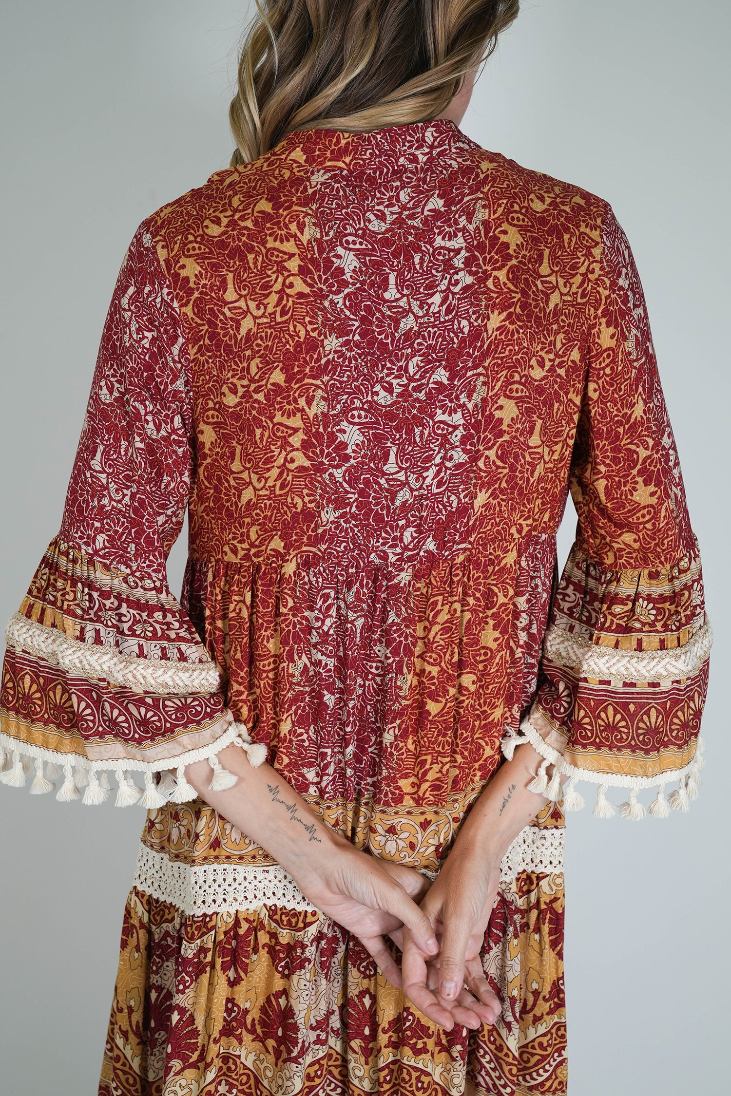 Burgundy Heather Dress