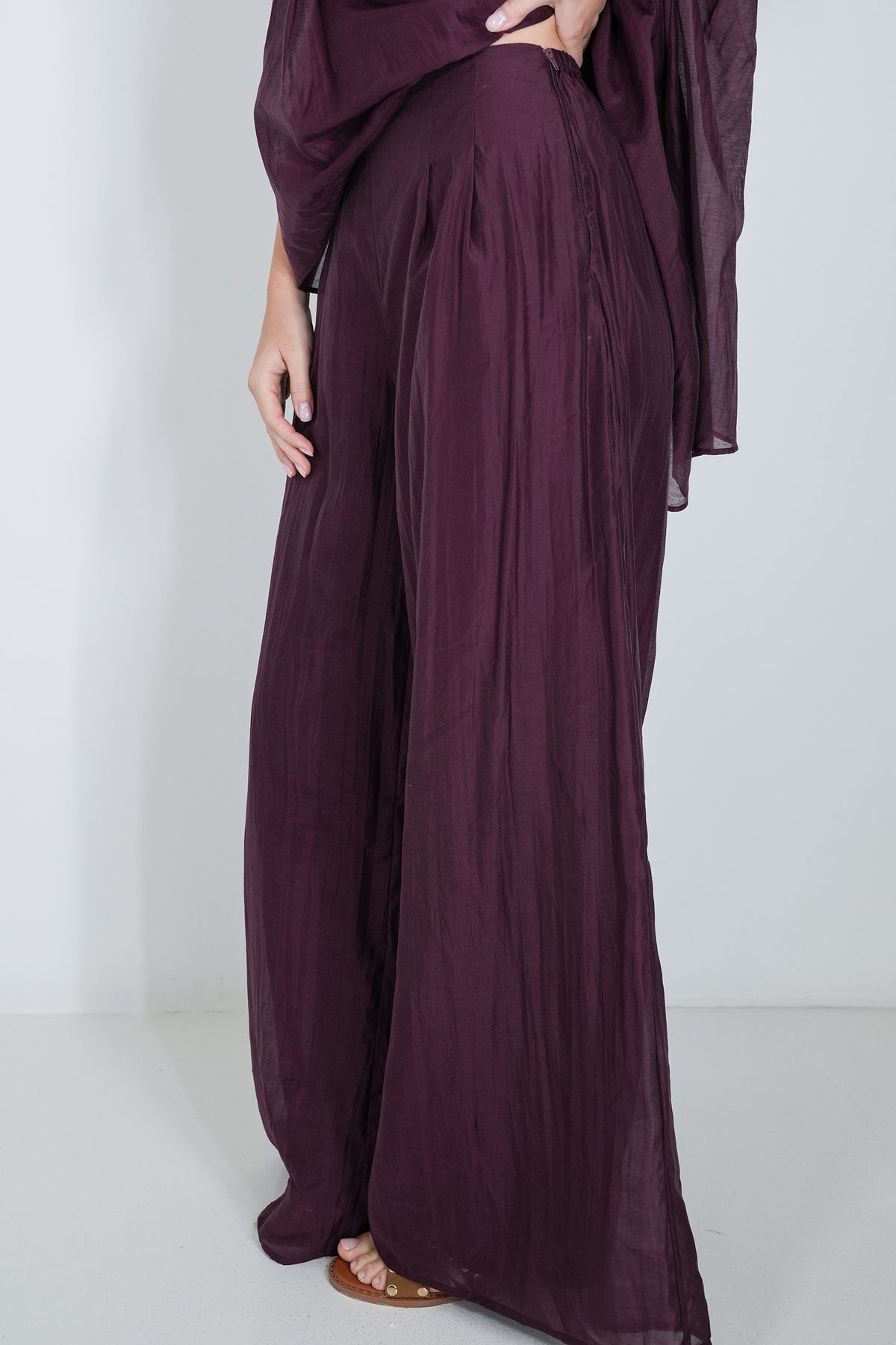 Burgundy Ariel Pant