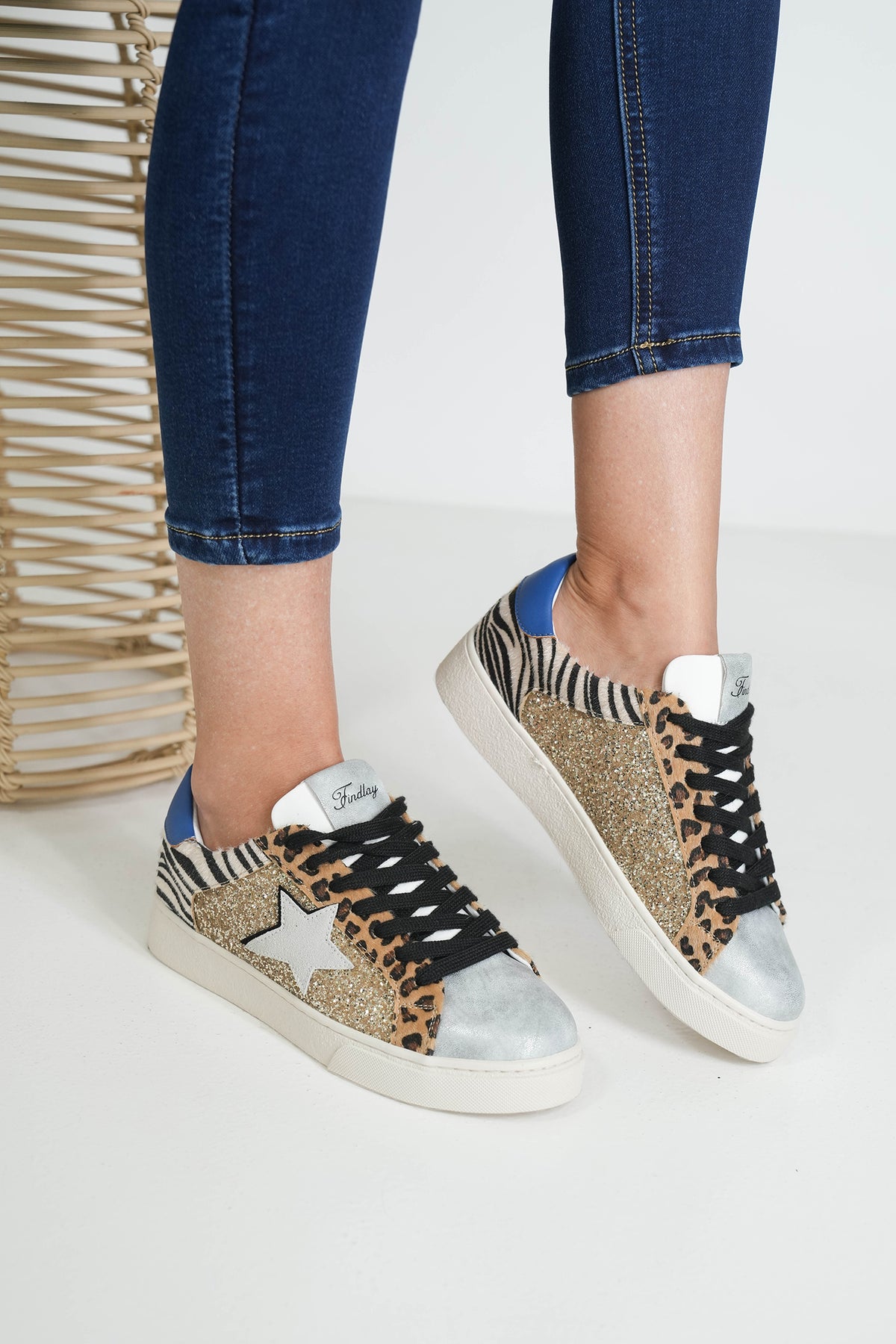 Cobalt Animal Sneaker