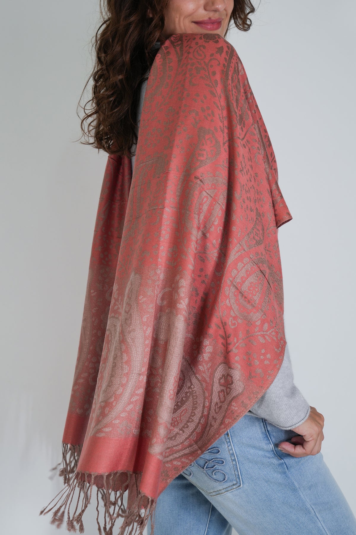 Rust Ruby Scarf
