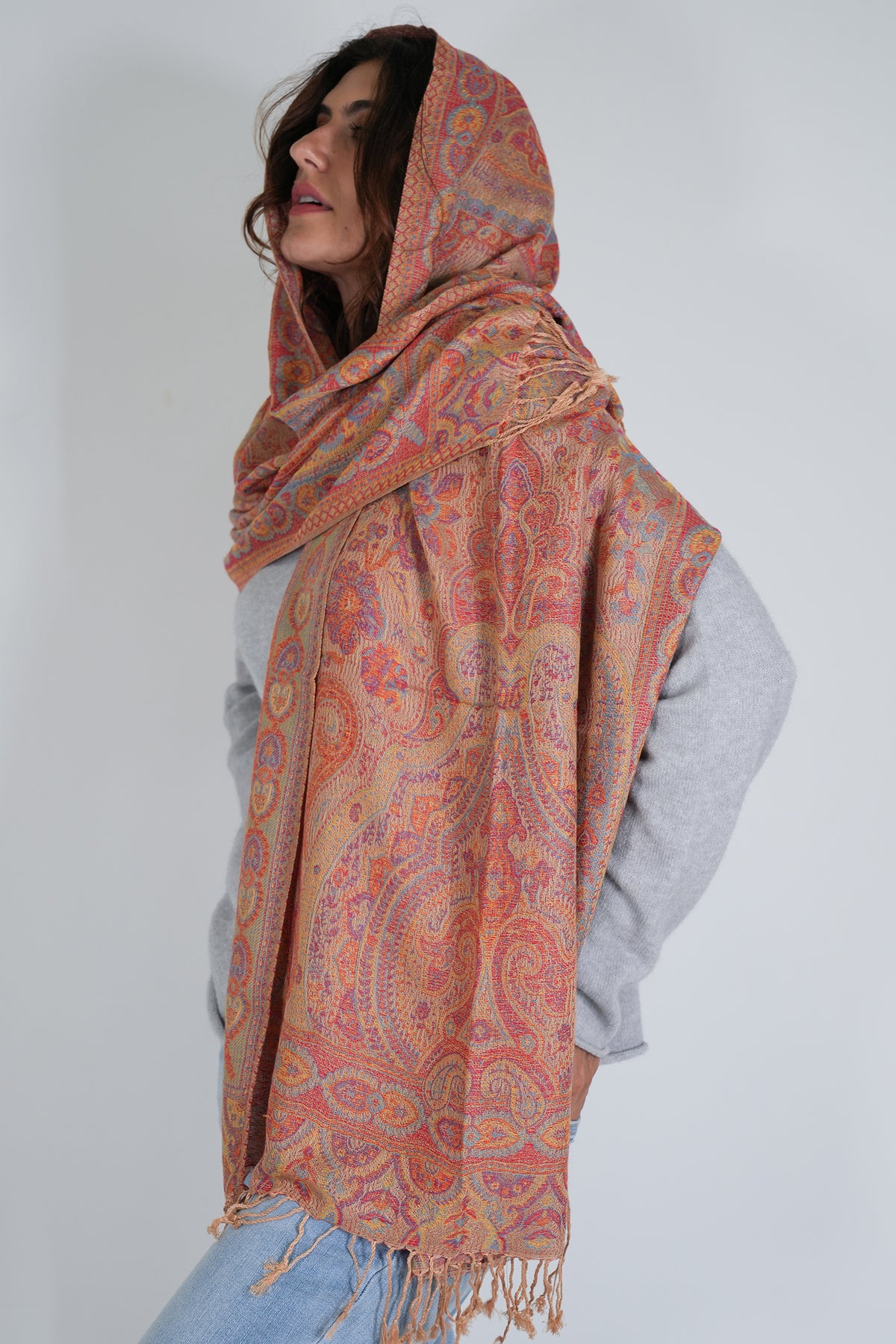 Rust Ruby Scarf