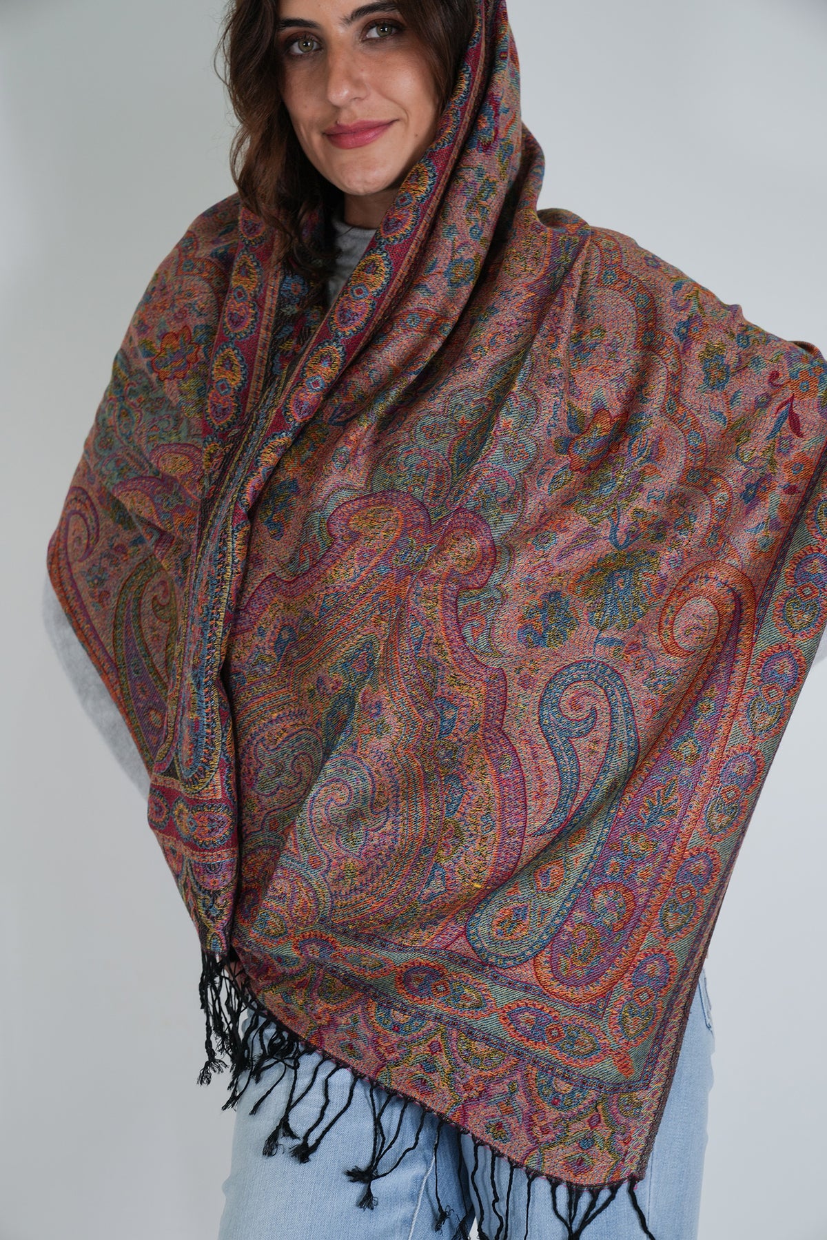 Teal Ruby Scarf