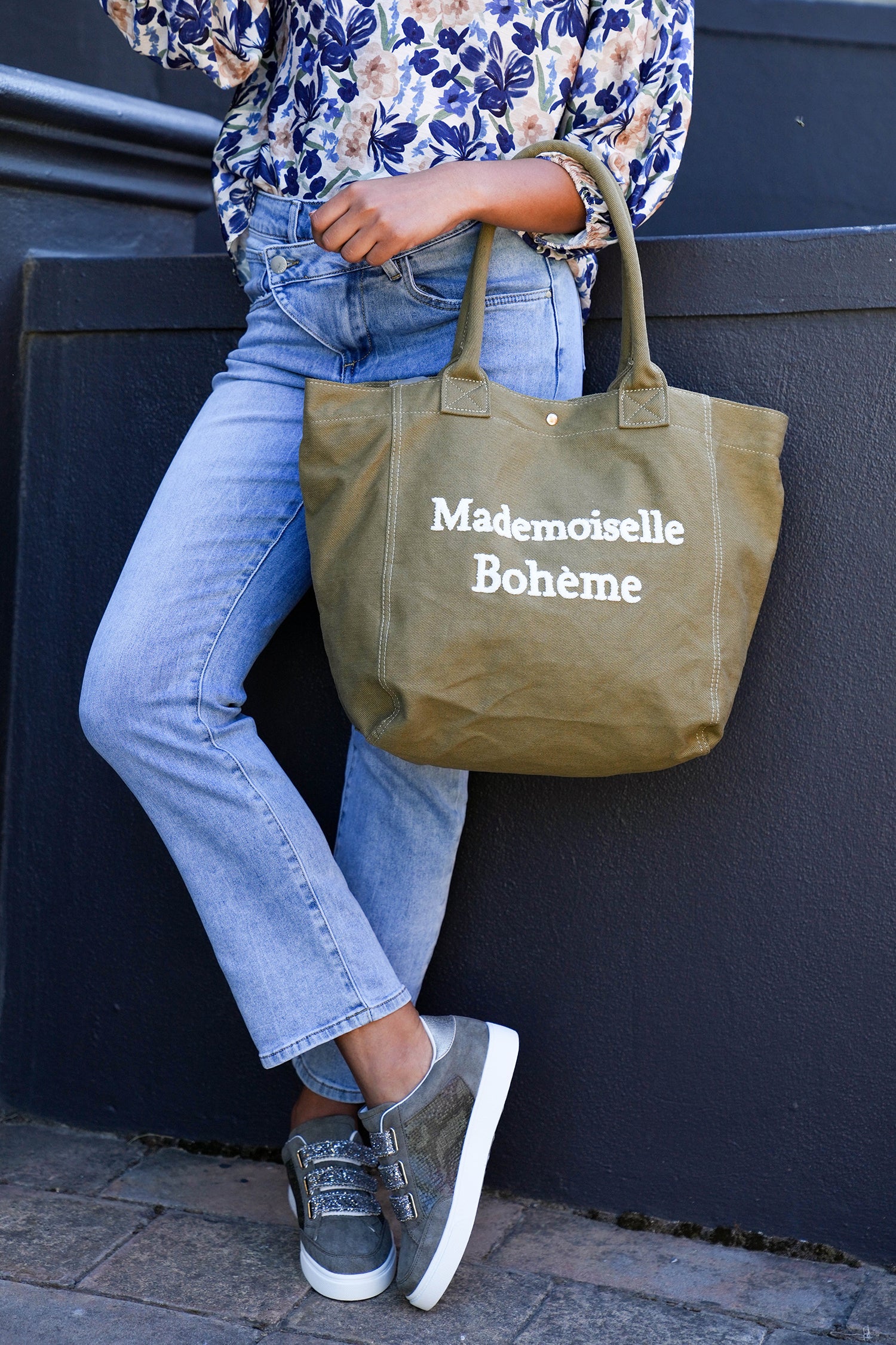 Khaki Mademoiselle Tote