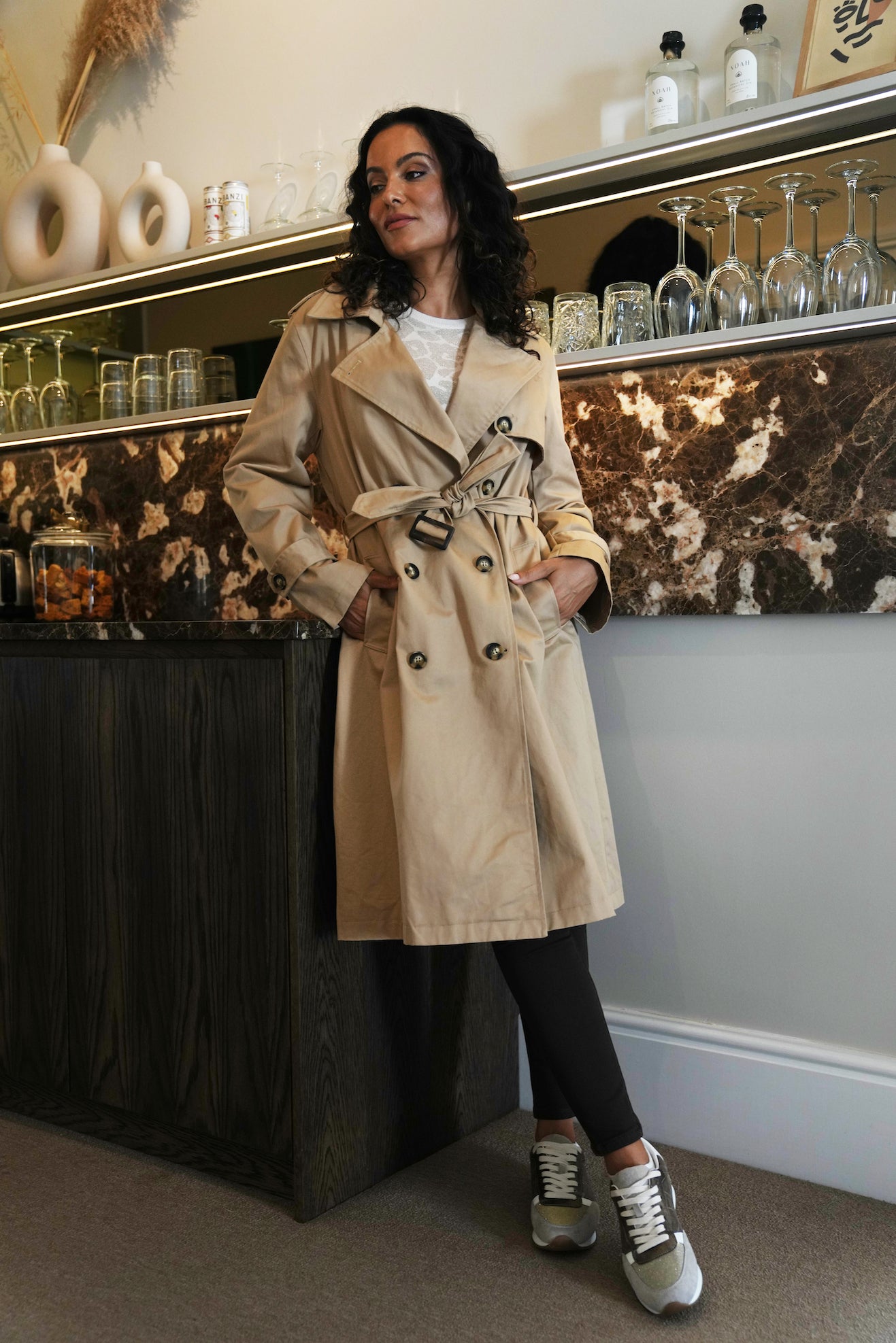 Beige Trench Coat