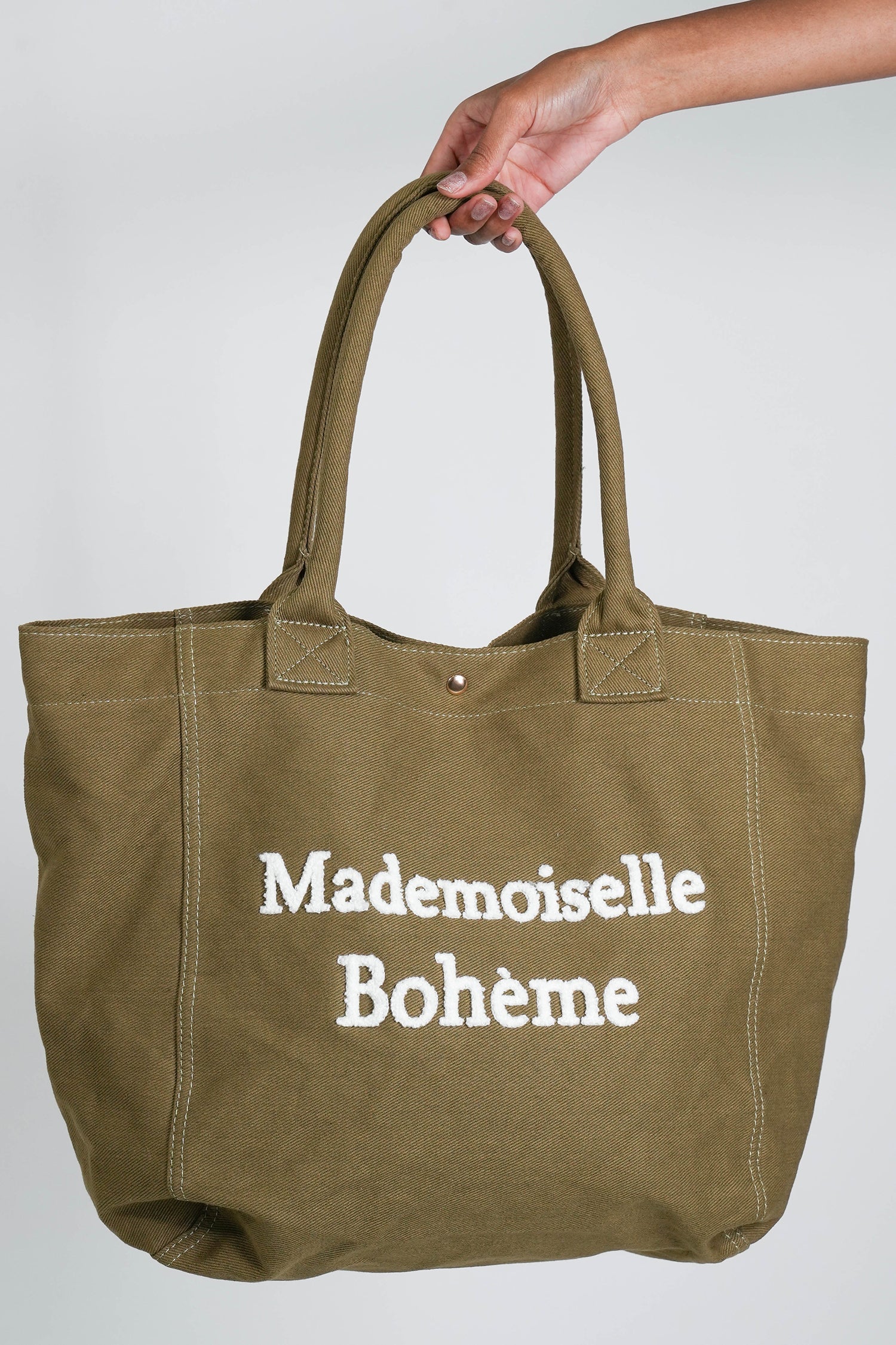 Khaki Mademoiselle Tote