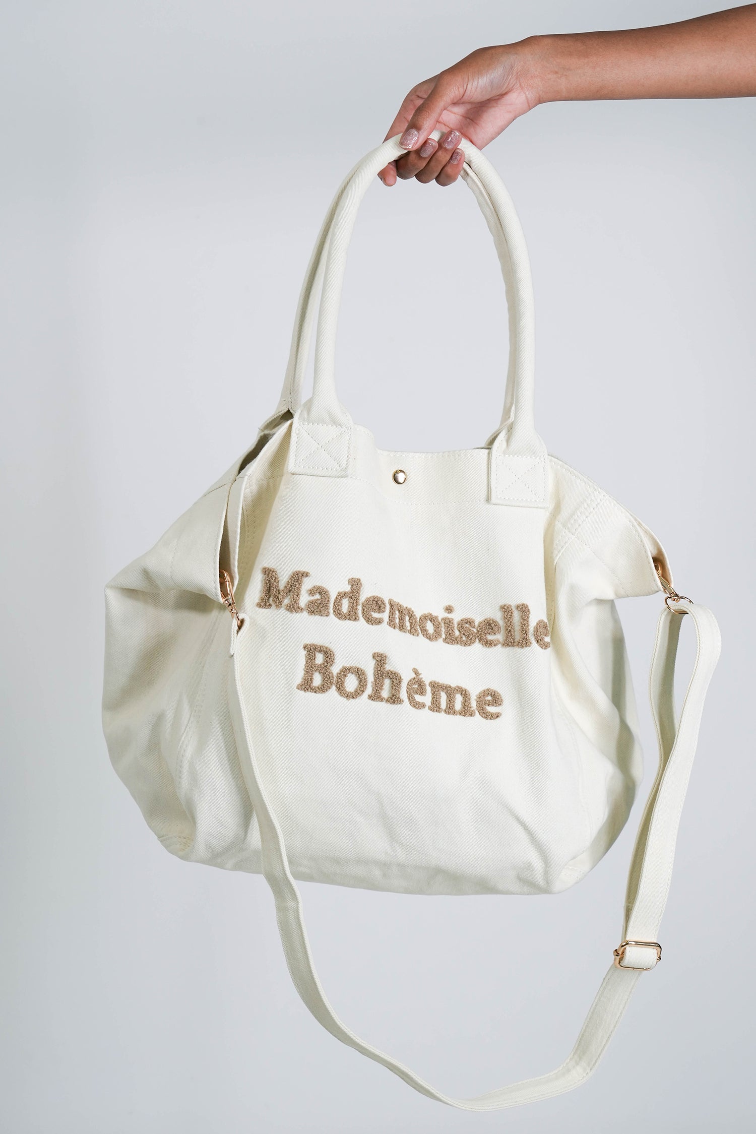 Cream Mademoiselle Tote