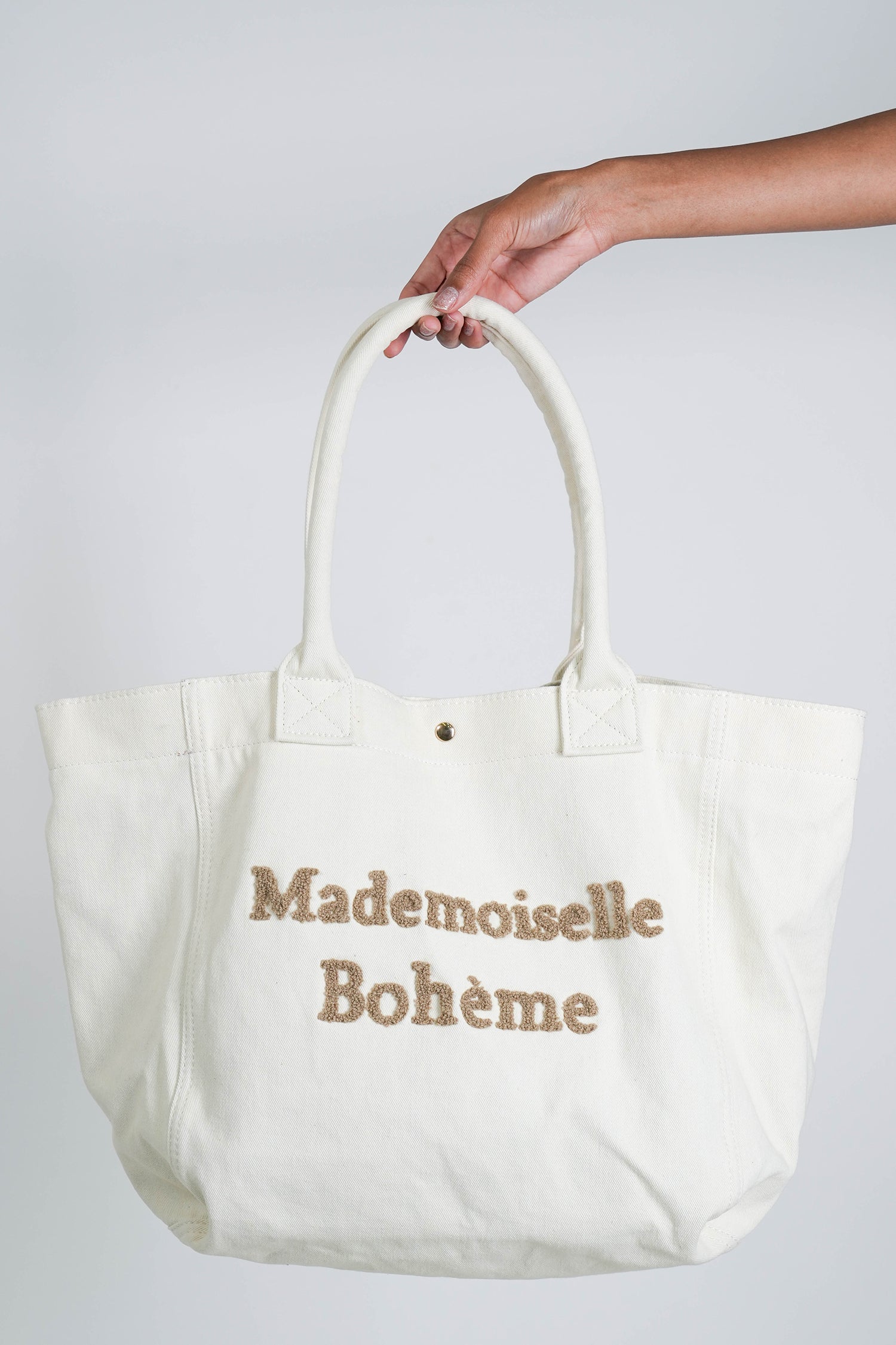 Cream Mademoiselle Tote