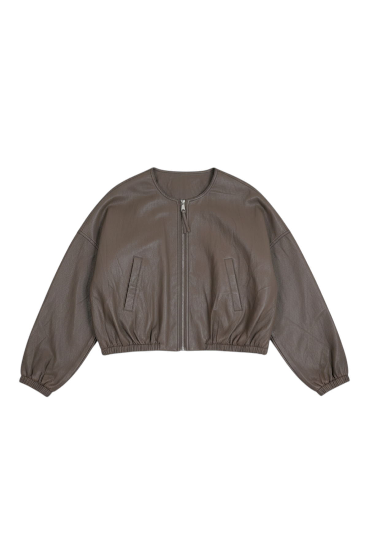 Mocha Pleather Jacket