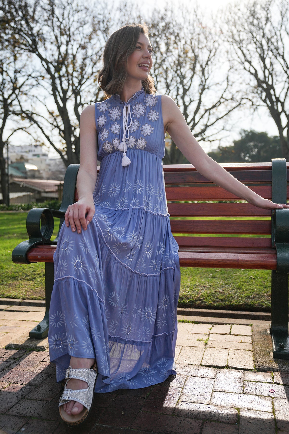 Blue Maryam Dress