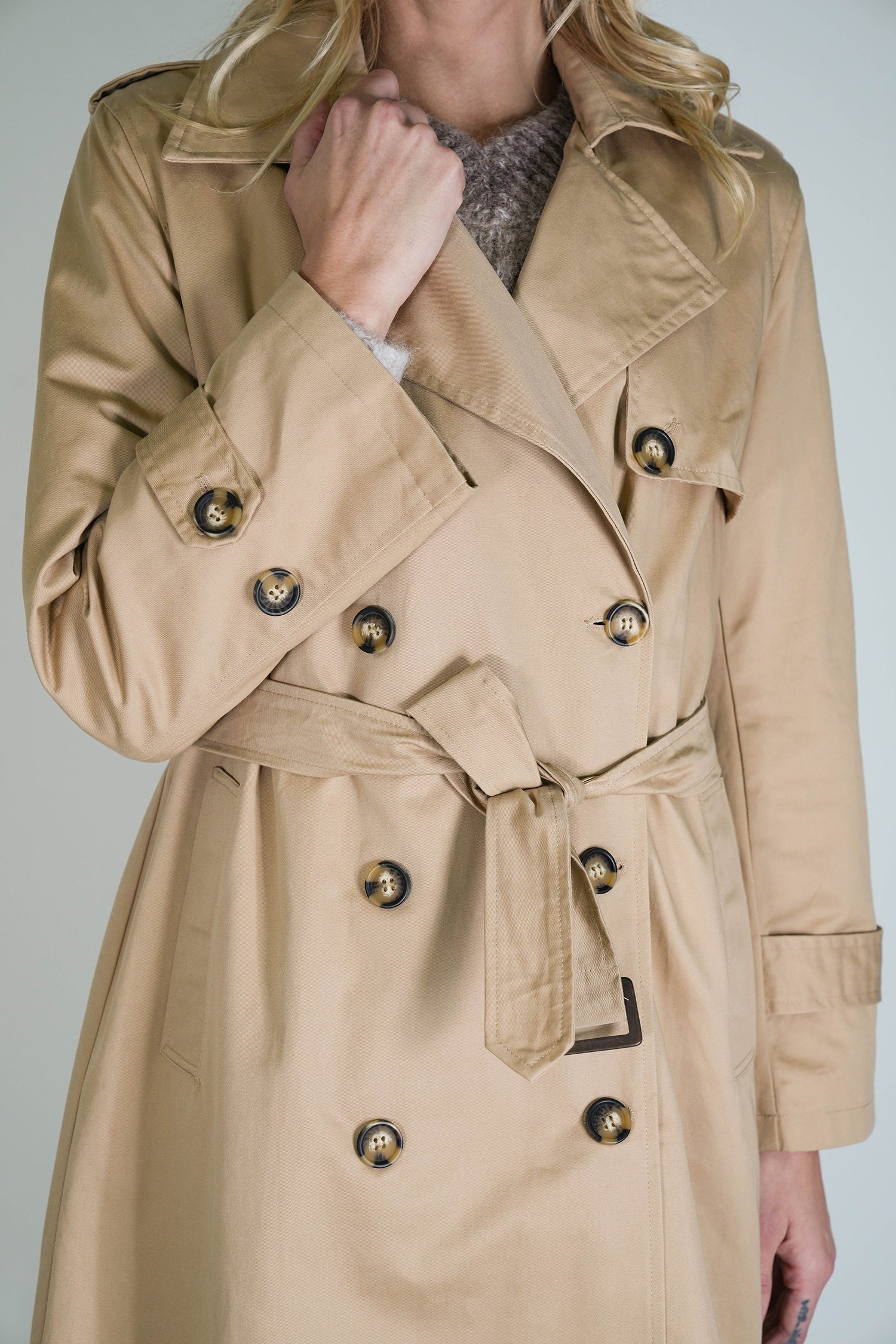 Beige Trench Coat